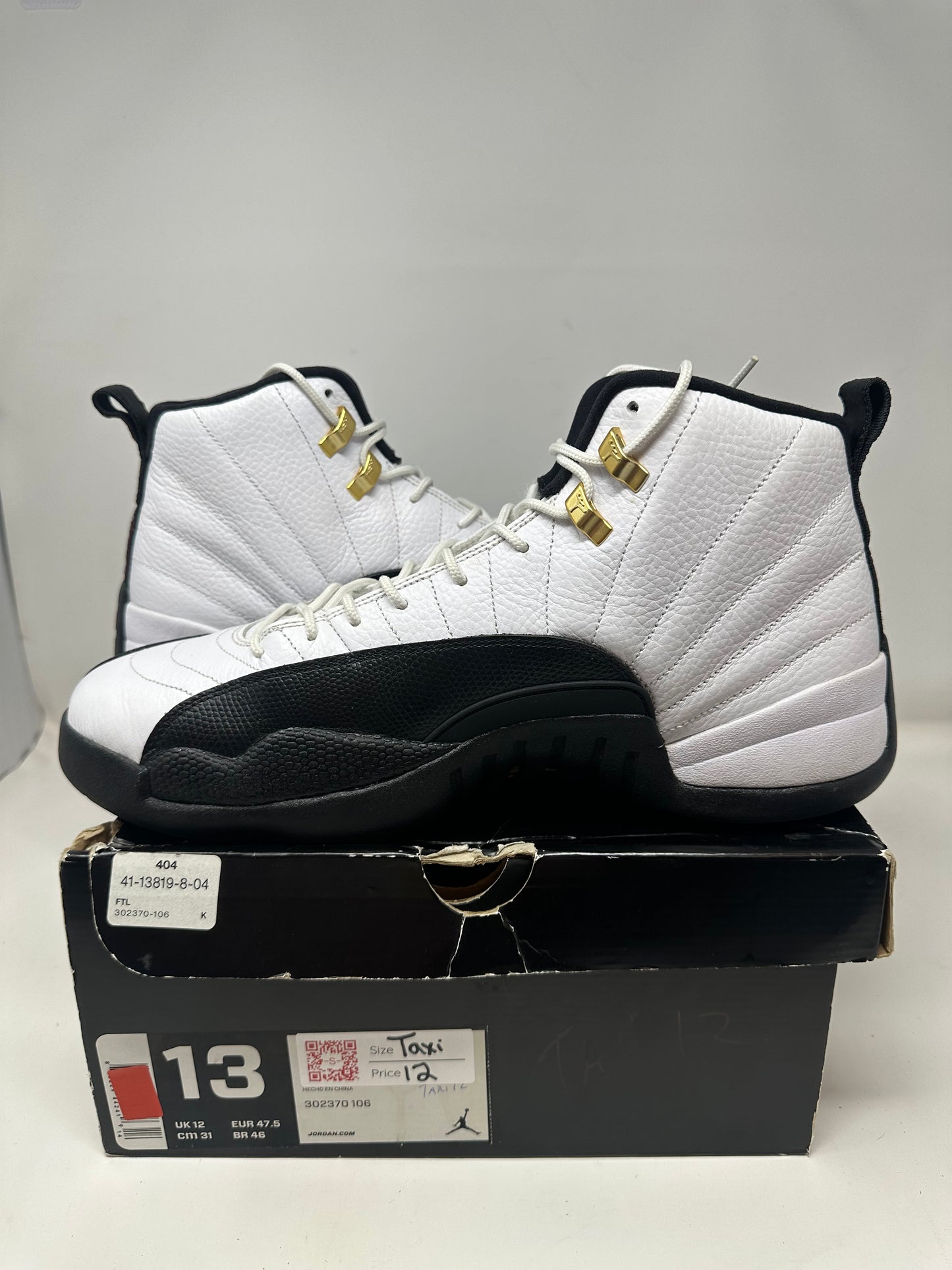 Jordan 12 (2013) “Taxi”
