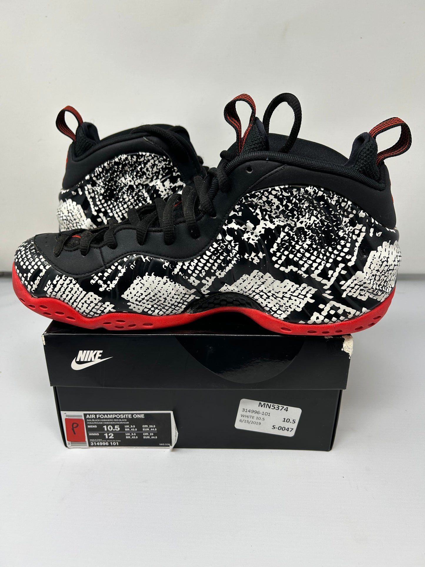 Nike Foamposite “Albino Snakeskin”
