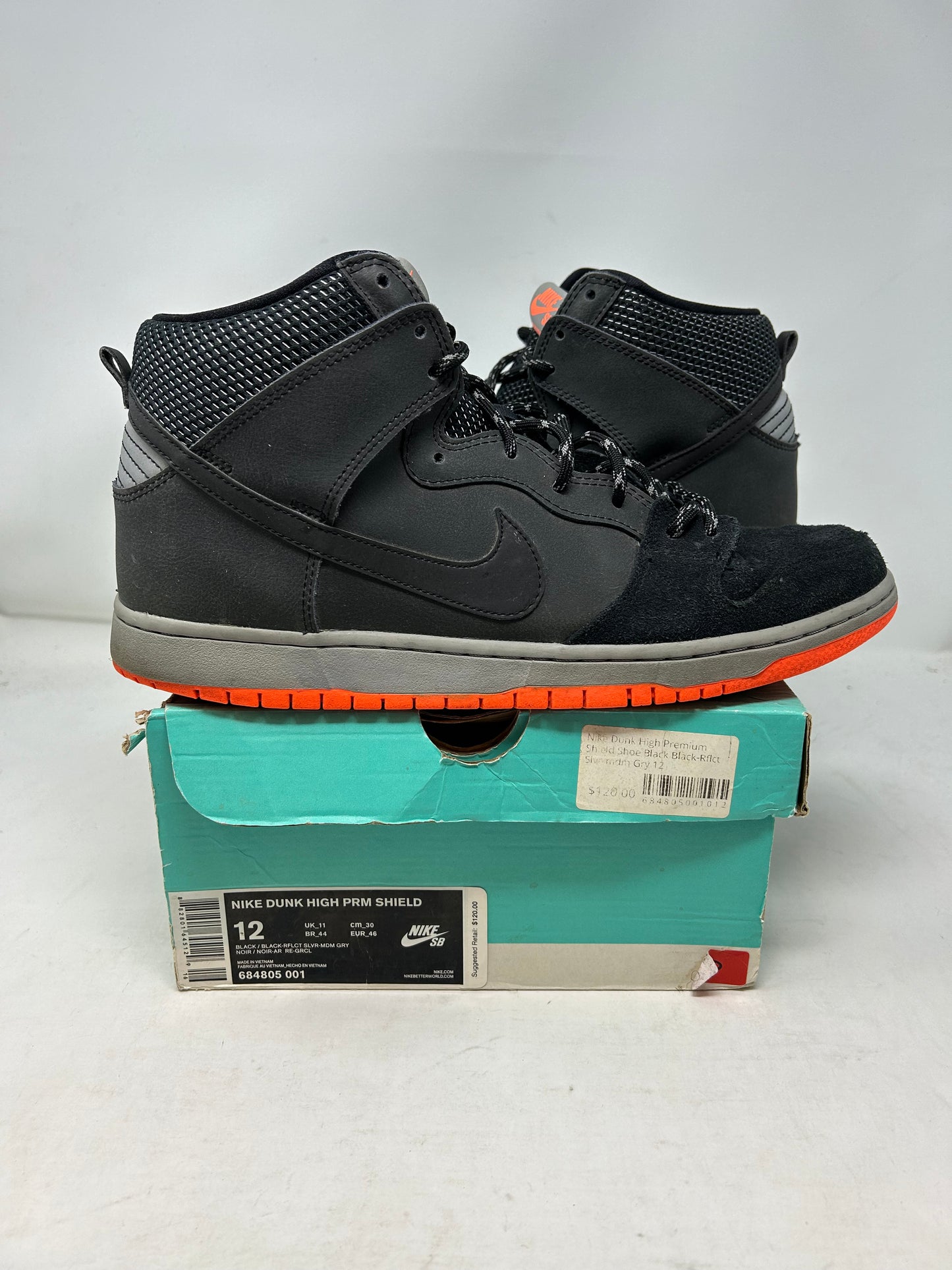 Nike SB Dunk High Shield “Black /Reflective Silver”