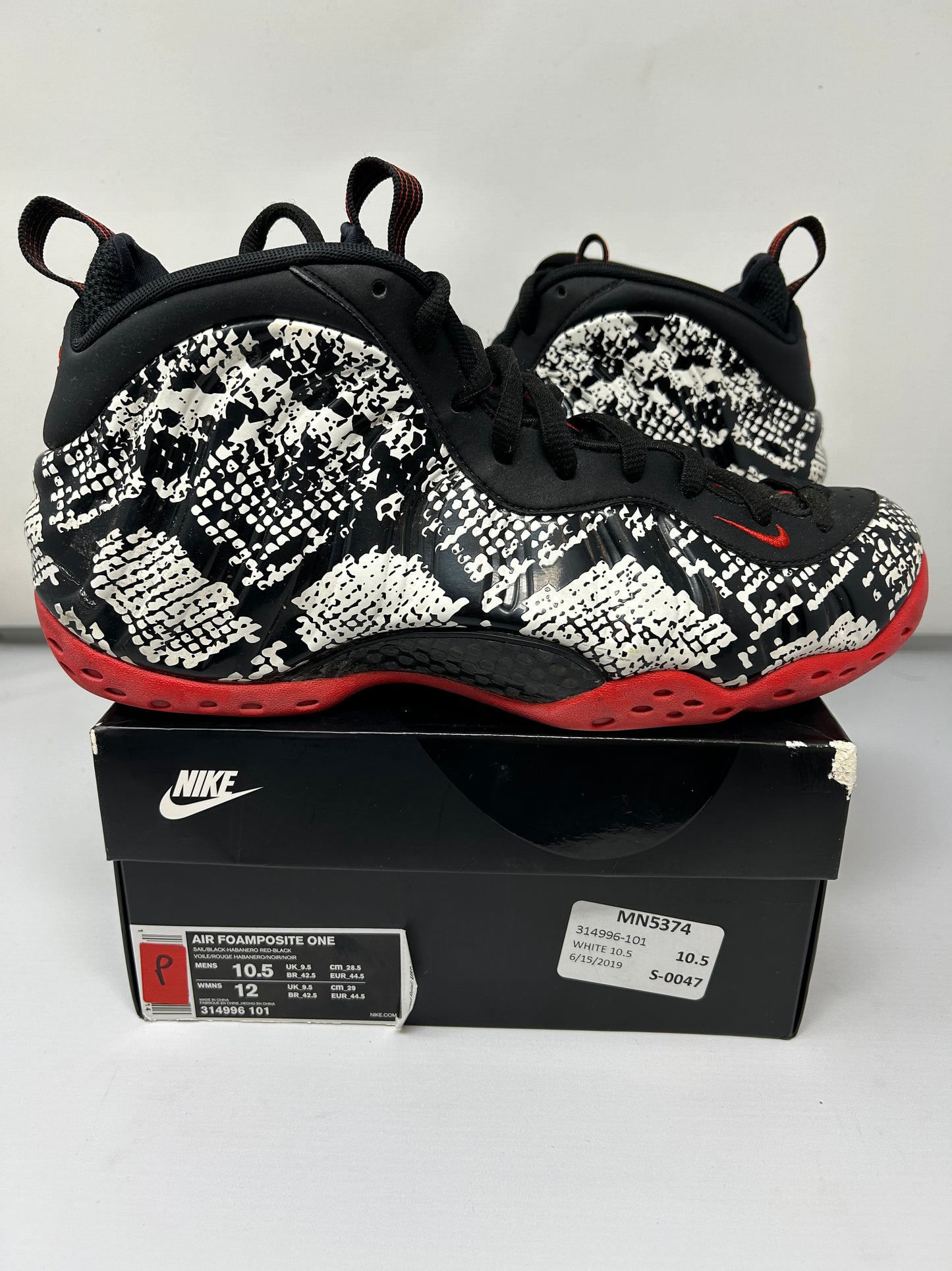 Nike Foamposite “Albino Snakeskin”
