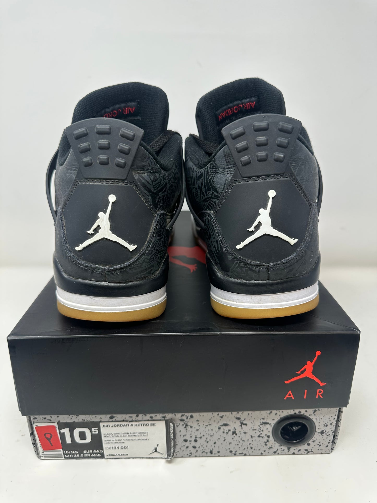 Jordan 4 “Laser Black