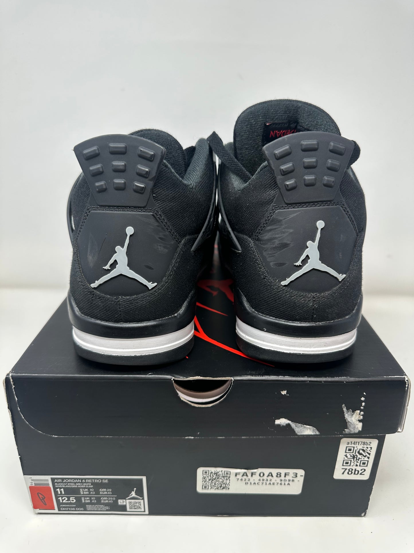 Jordan 4 “Black Canvas”