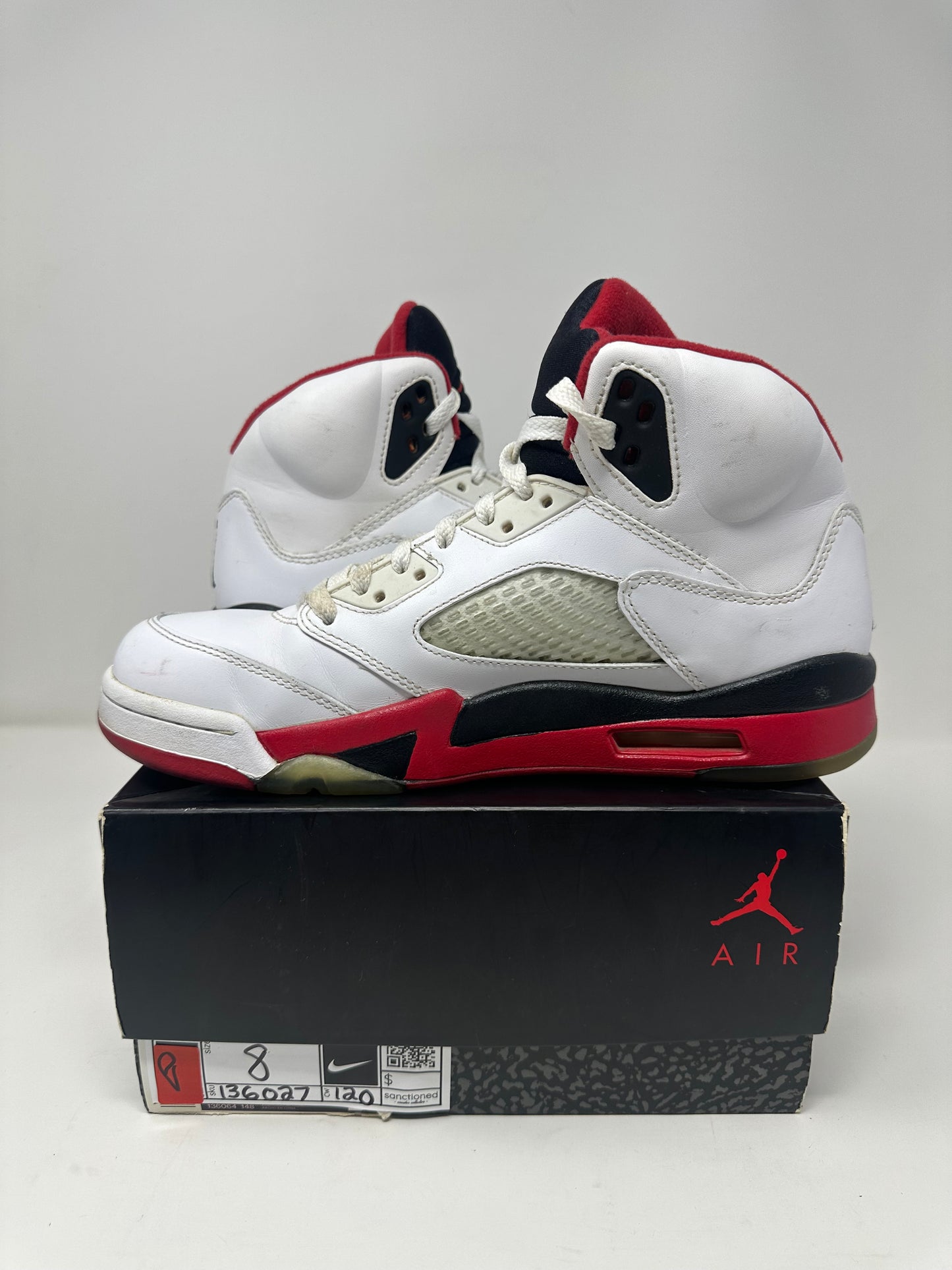 Jordan 5 (2013) “Fire Red Black Tongue”