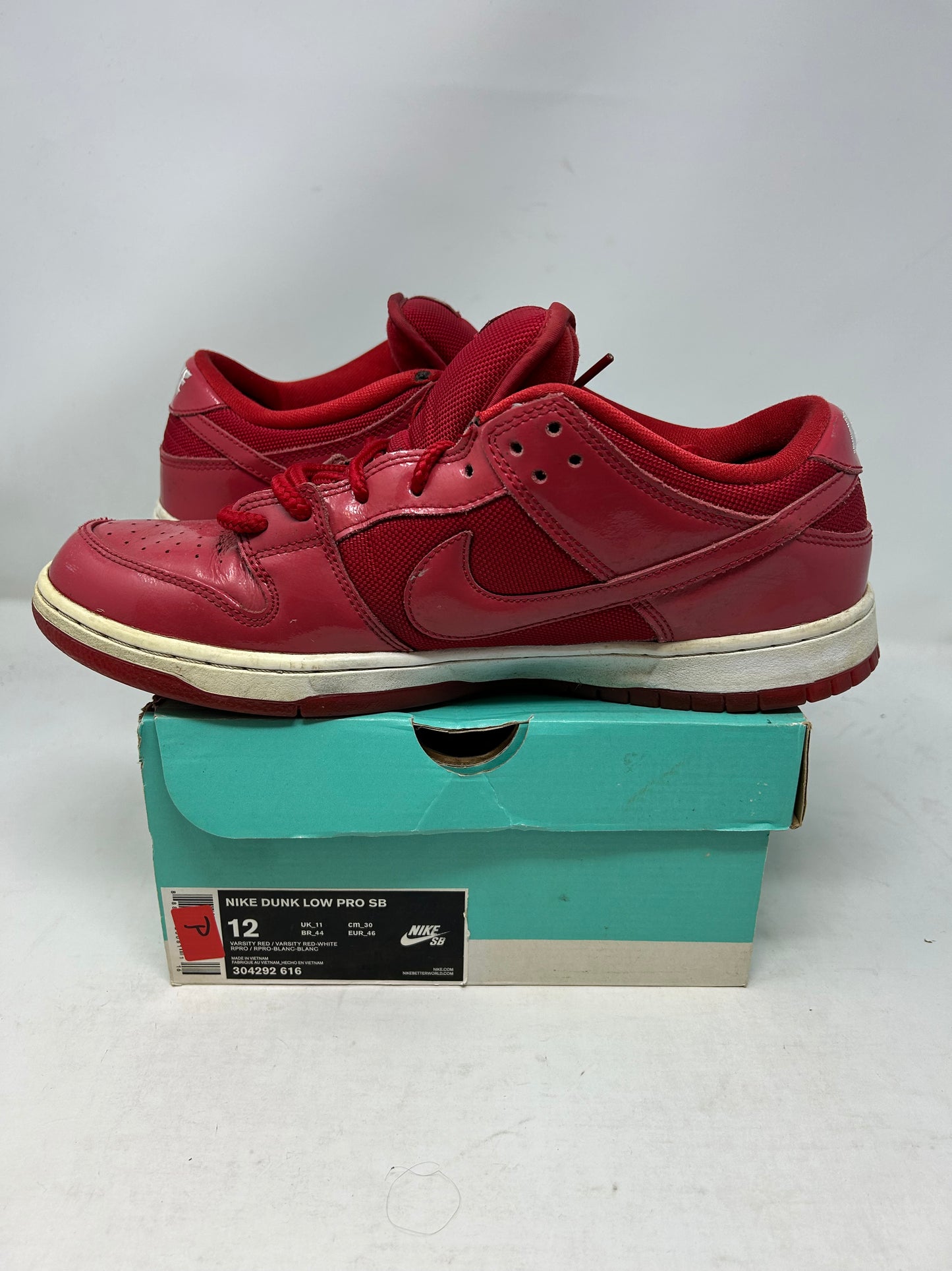 Nike SB Dunk Low “Red Patent Leather”