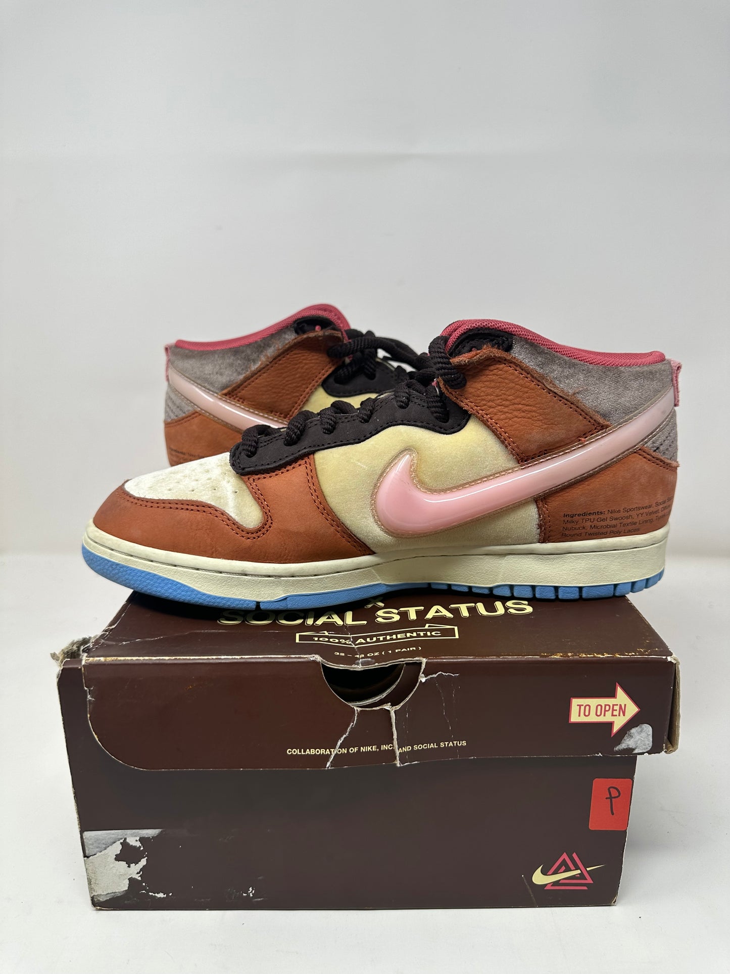 Nike Dunk Mid Social Status “Chocolate Milk”
