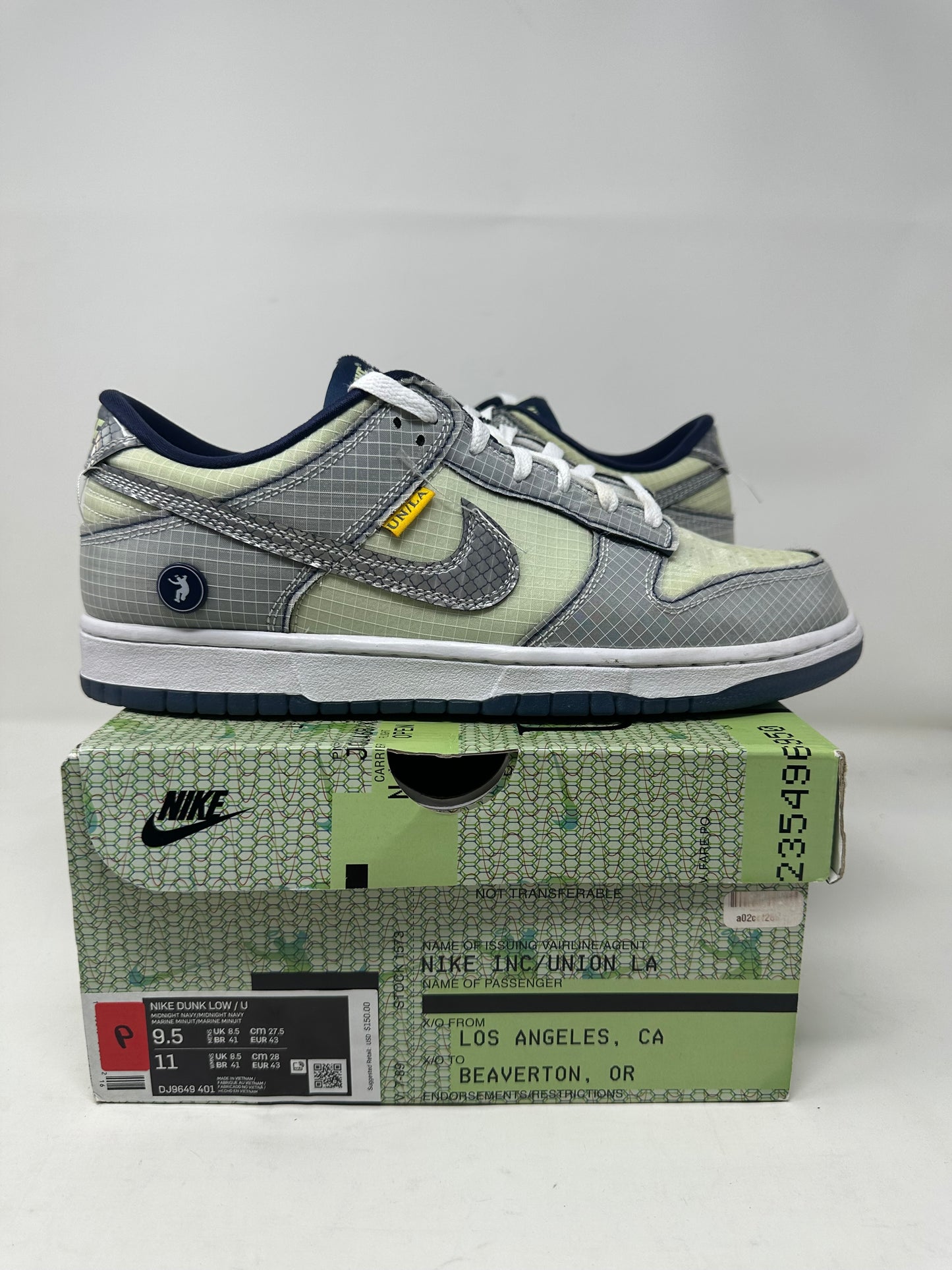 Nike Dunk Low Union “Pistachio”