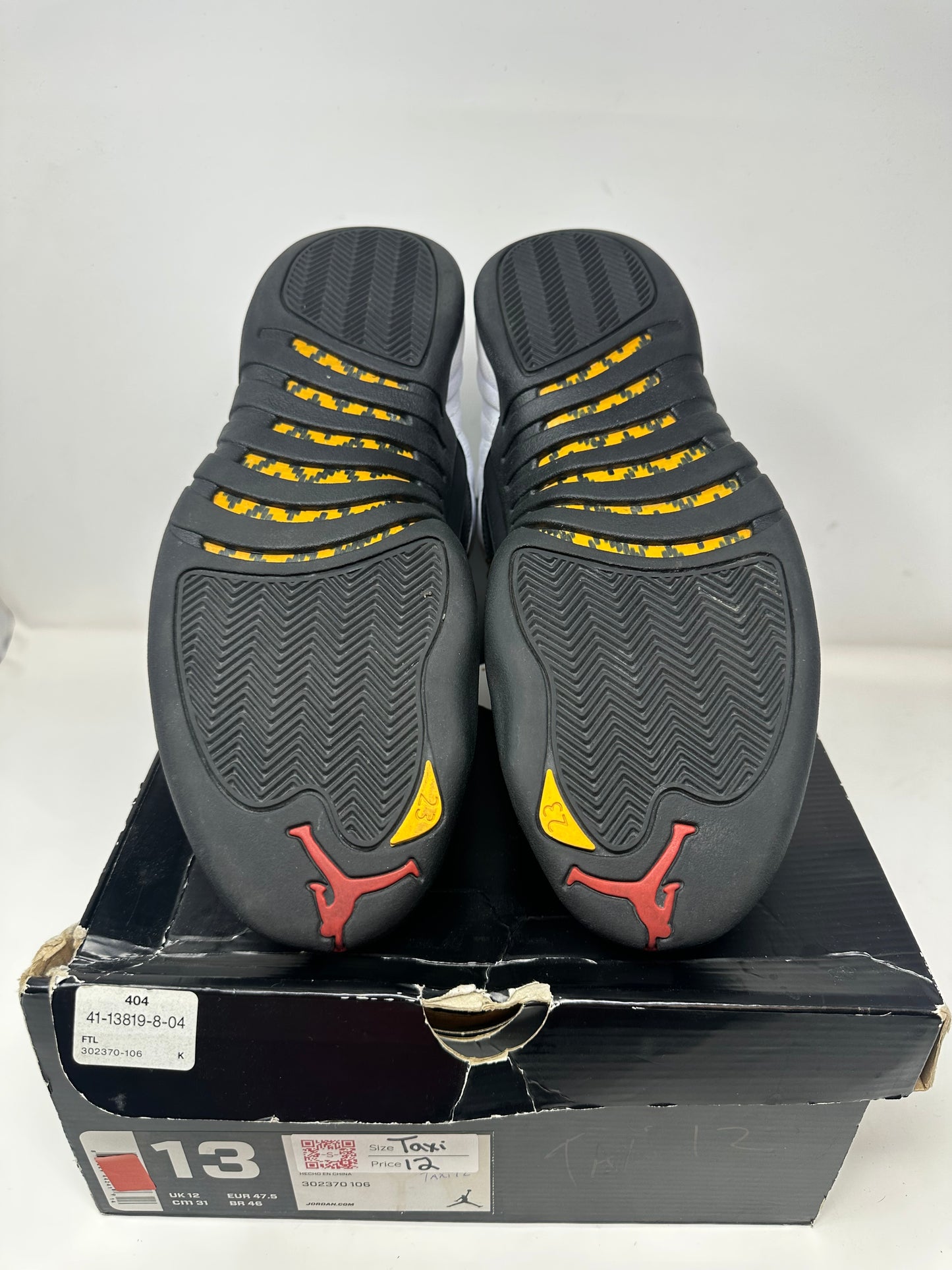 Jordan 12 (2013) “Taxi”