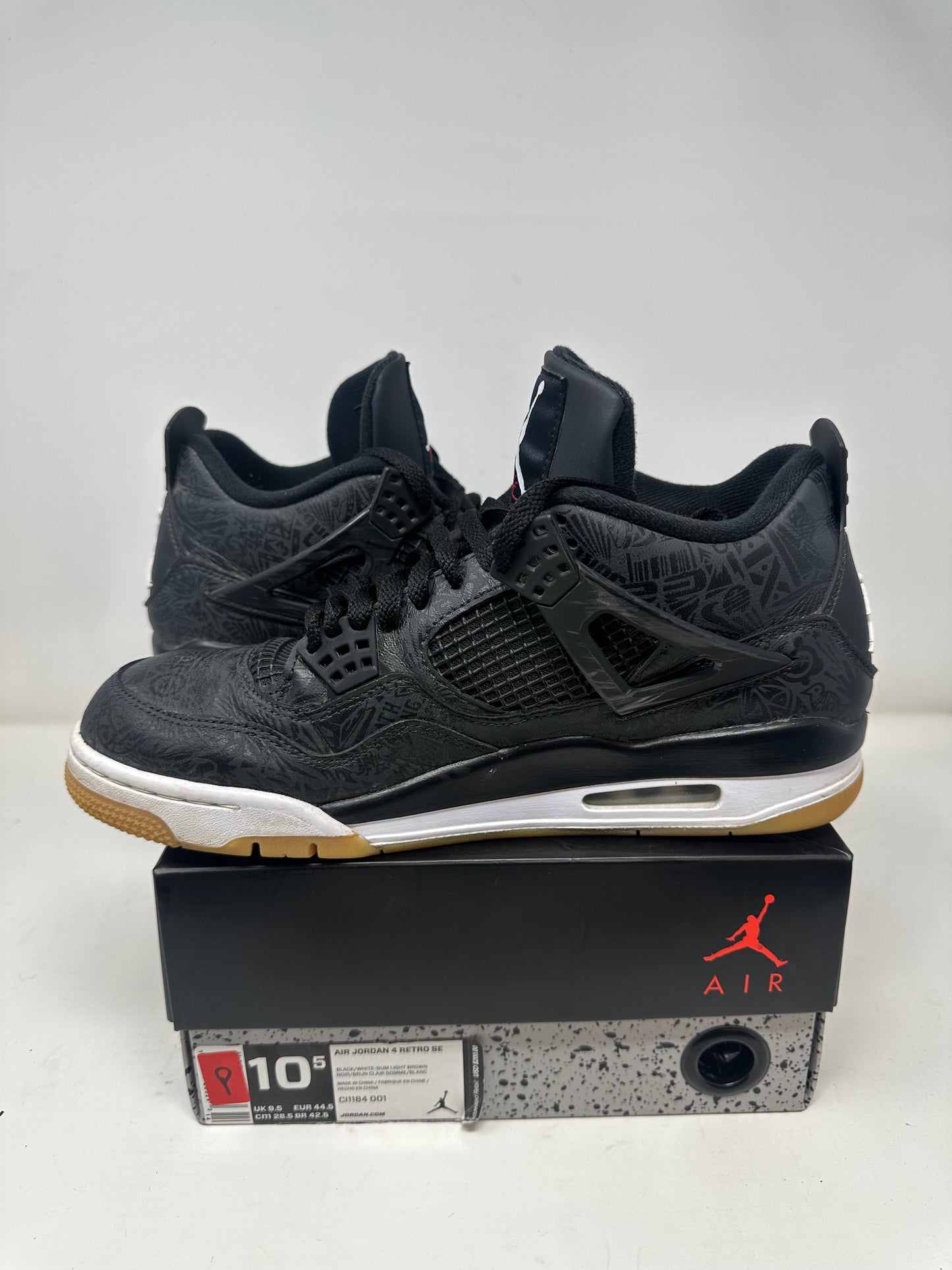 Jordan 4 “Laser Black
