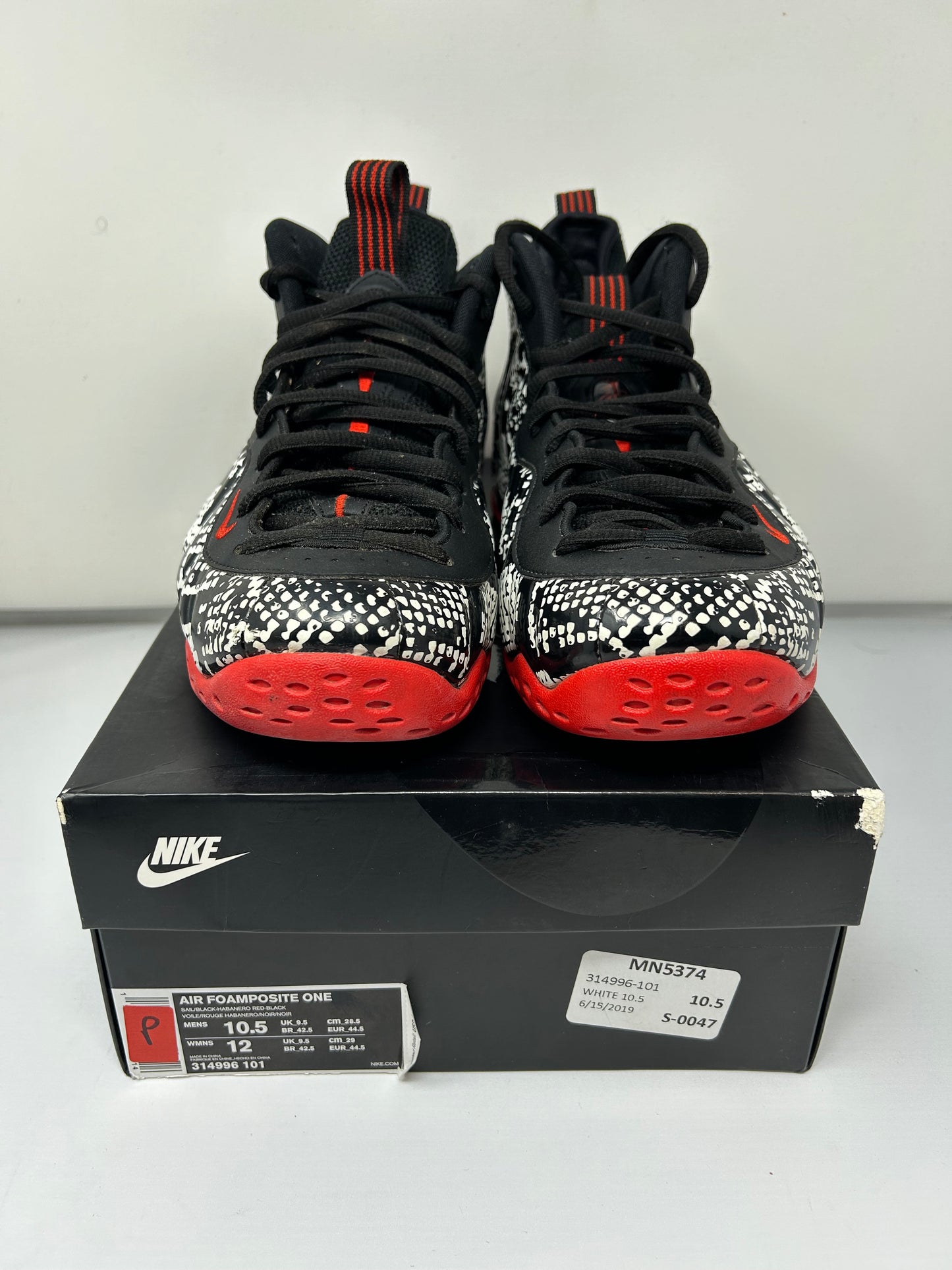 Nike Foamposite “Albino Snakeskin”