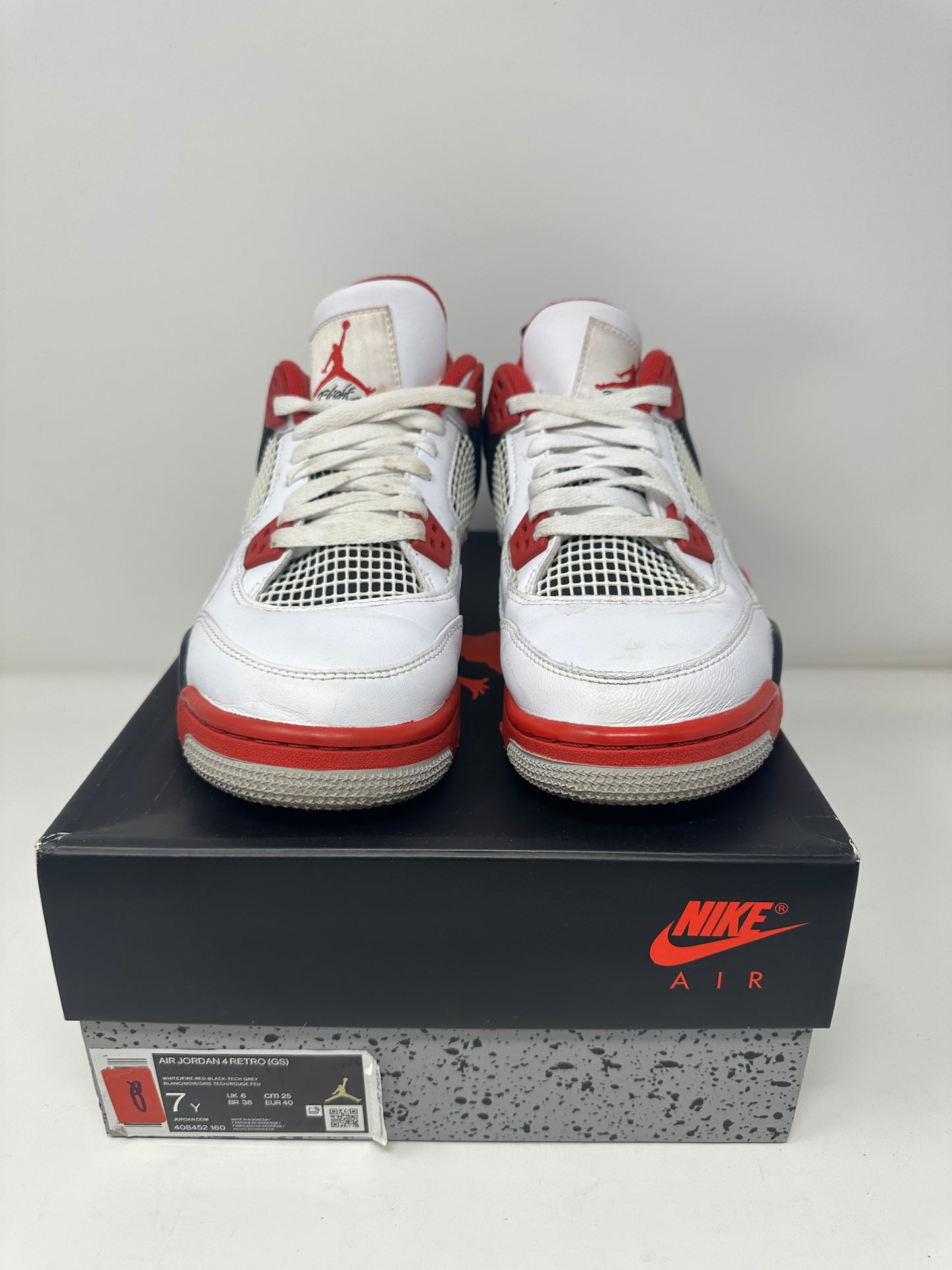 Jordan 4 GS “Fire Red”