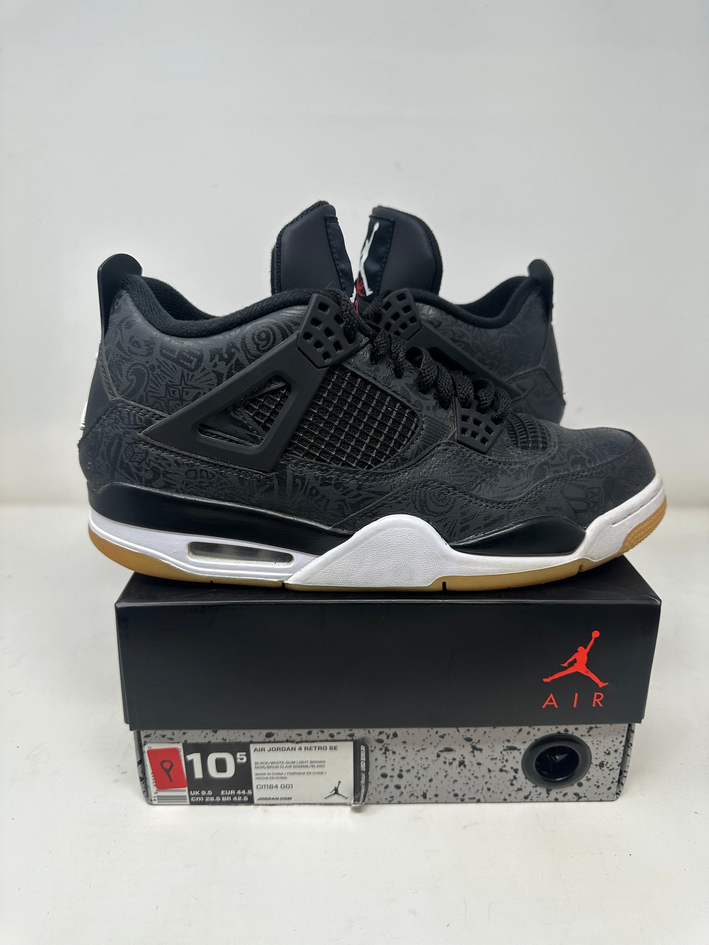 Jordan 4 “Laser Black