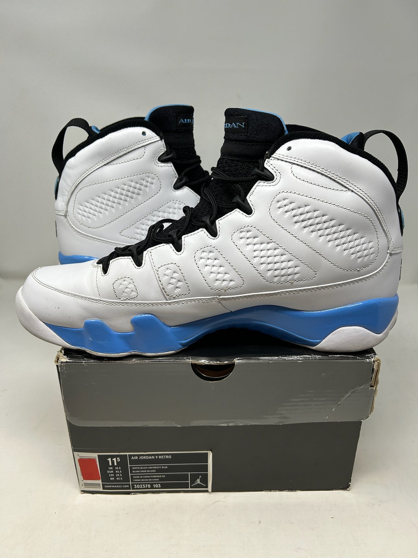 Jordan 9 (2010) “Powder Blue”
