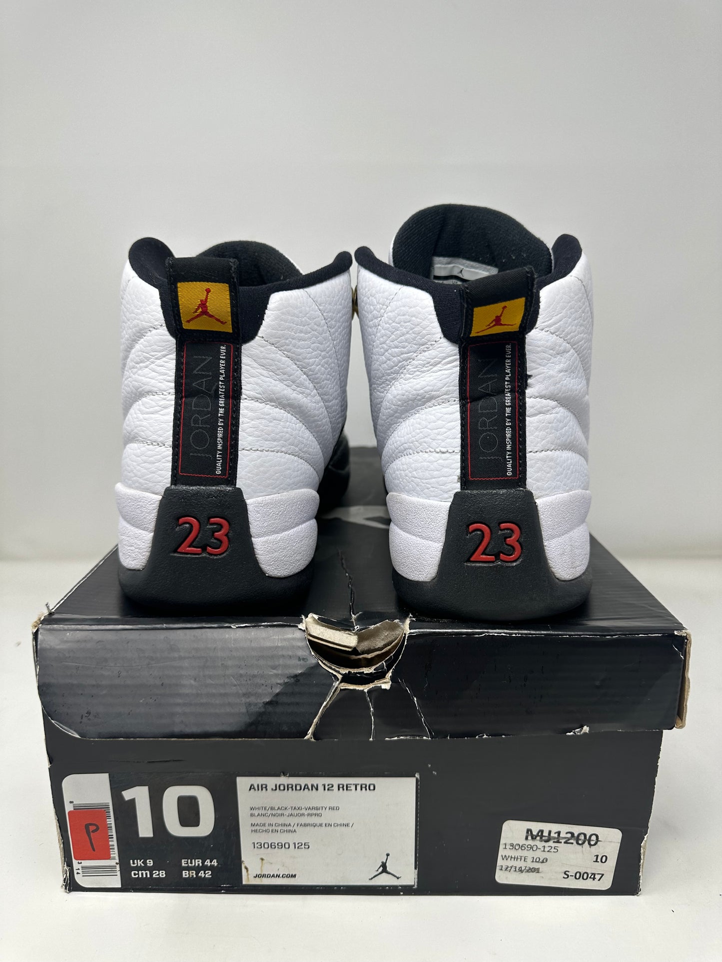 Jordan 12 (2013) “Taxi”