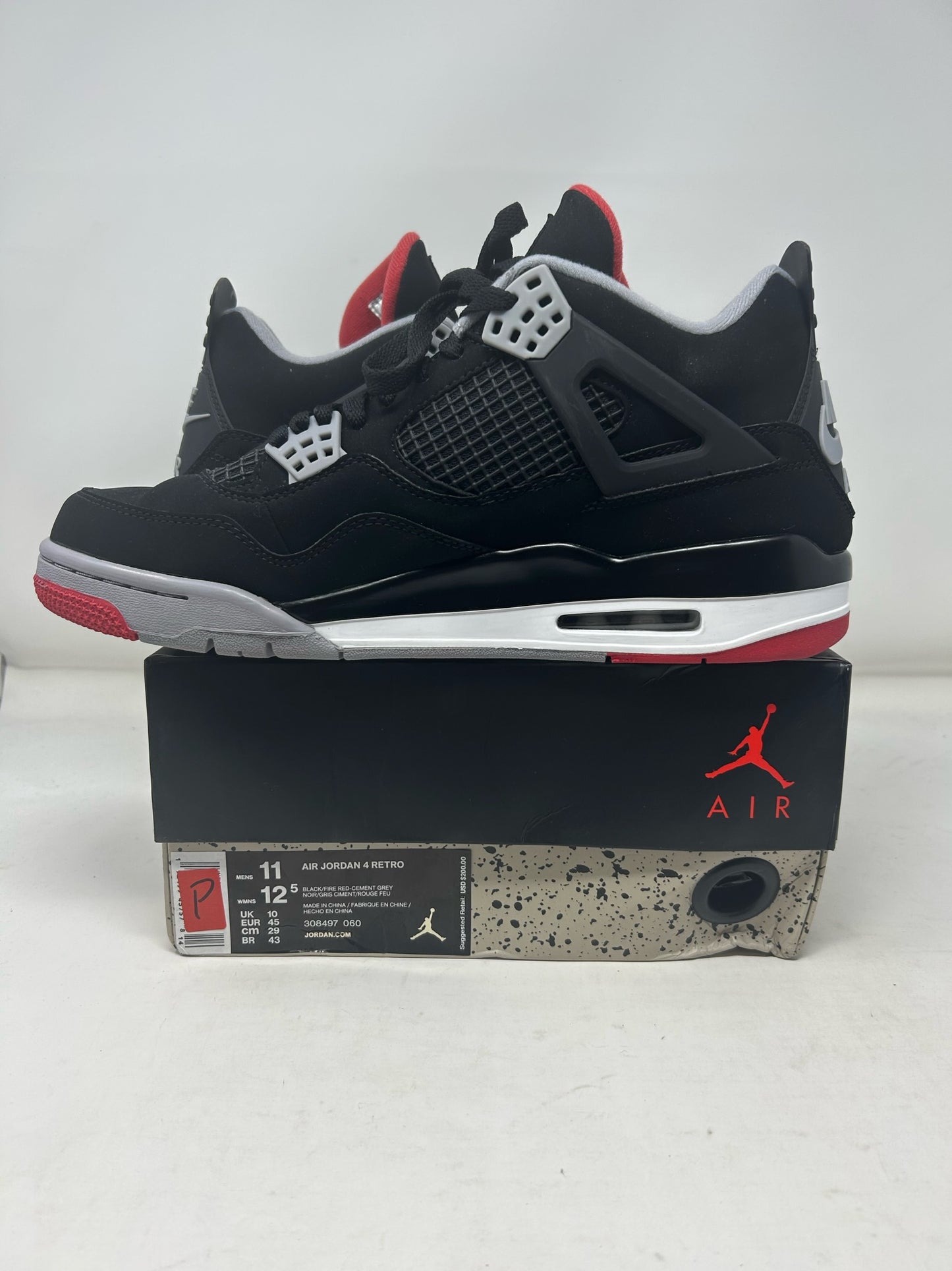 Jordan 4 (2019) “Bred”