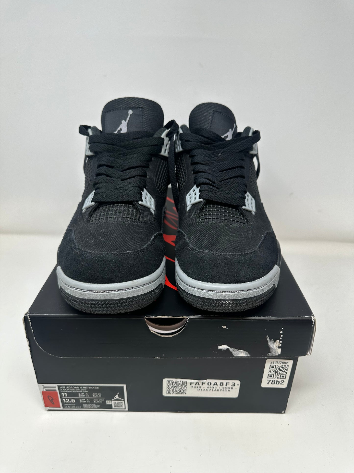 Jordan 4 “Black Canvas”