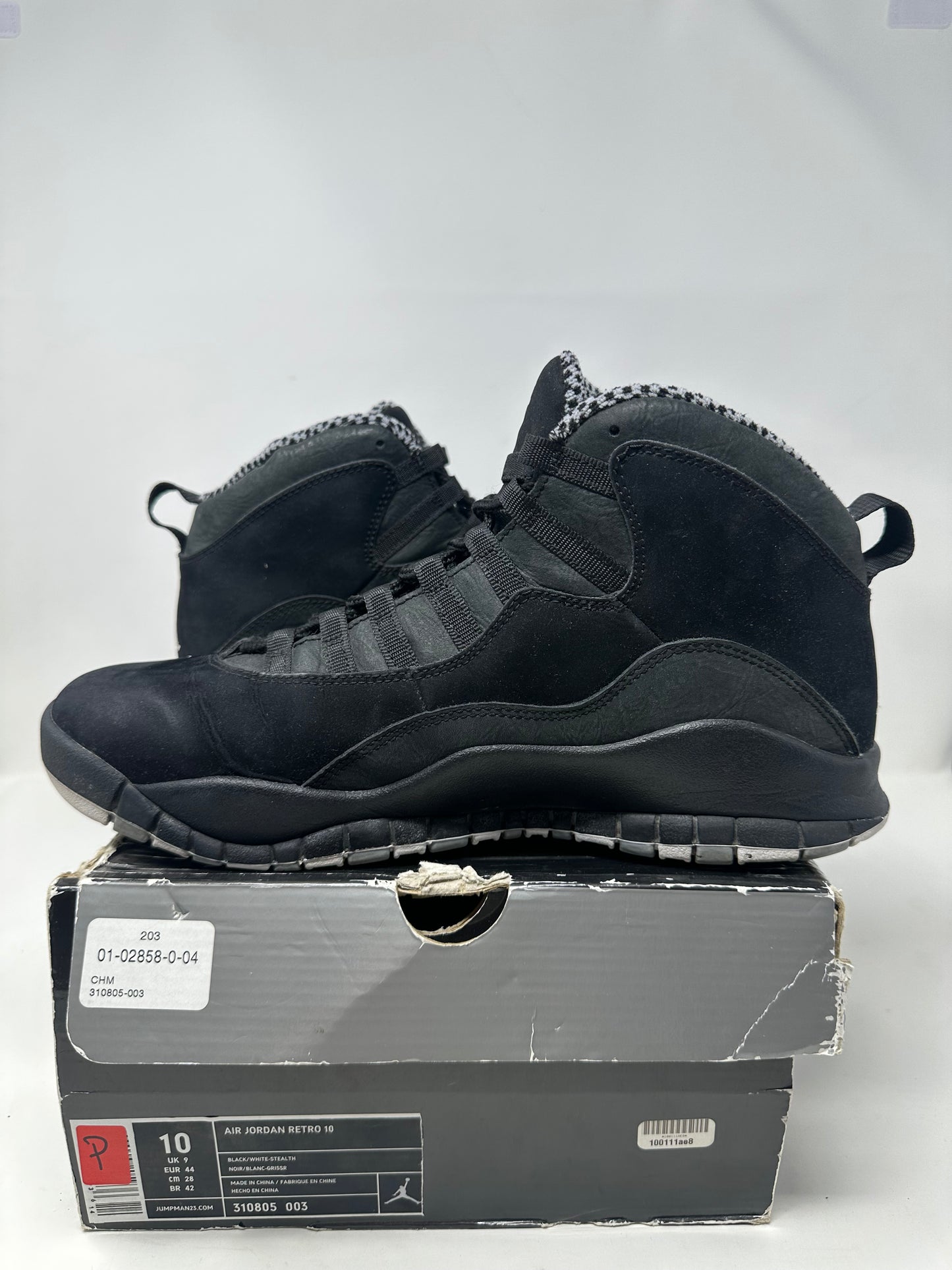 Jordan 10 “Stealth”