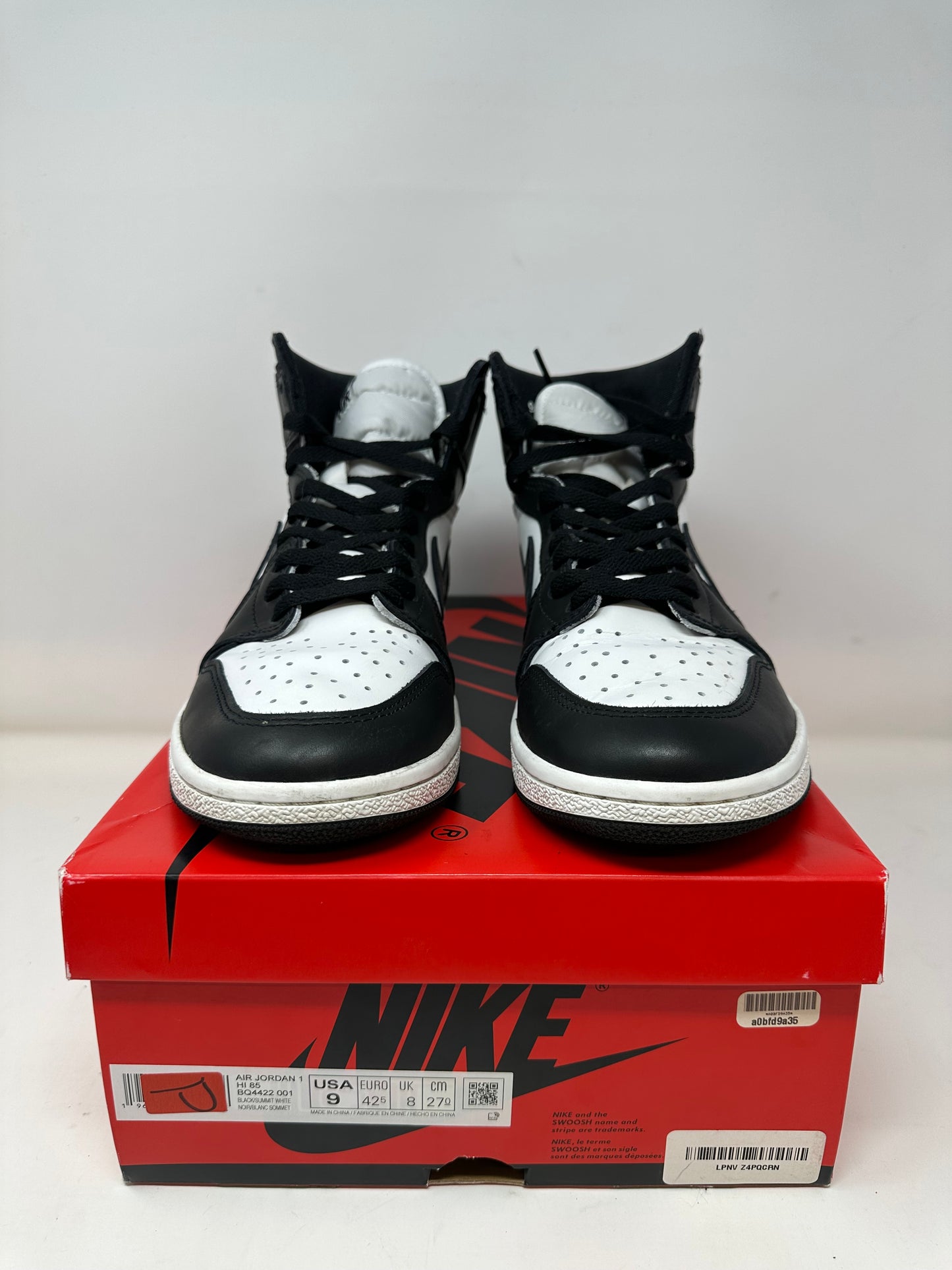 Jordan 1 High 85 “Black and White”