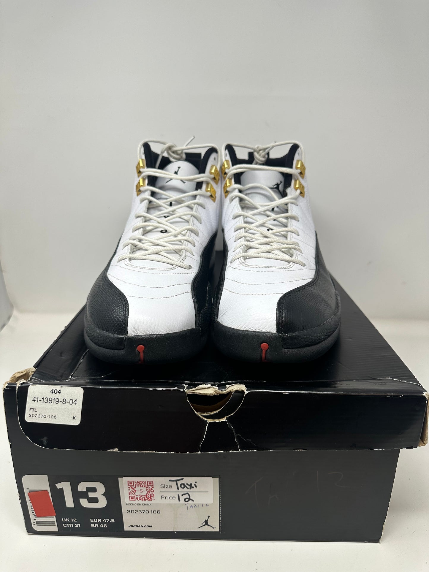 Jordan 12 (2013) “Taxi”