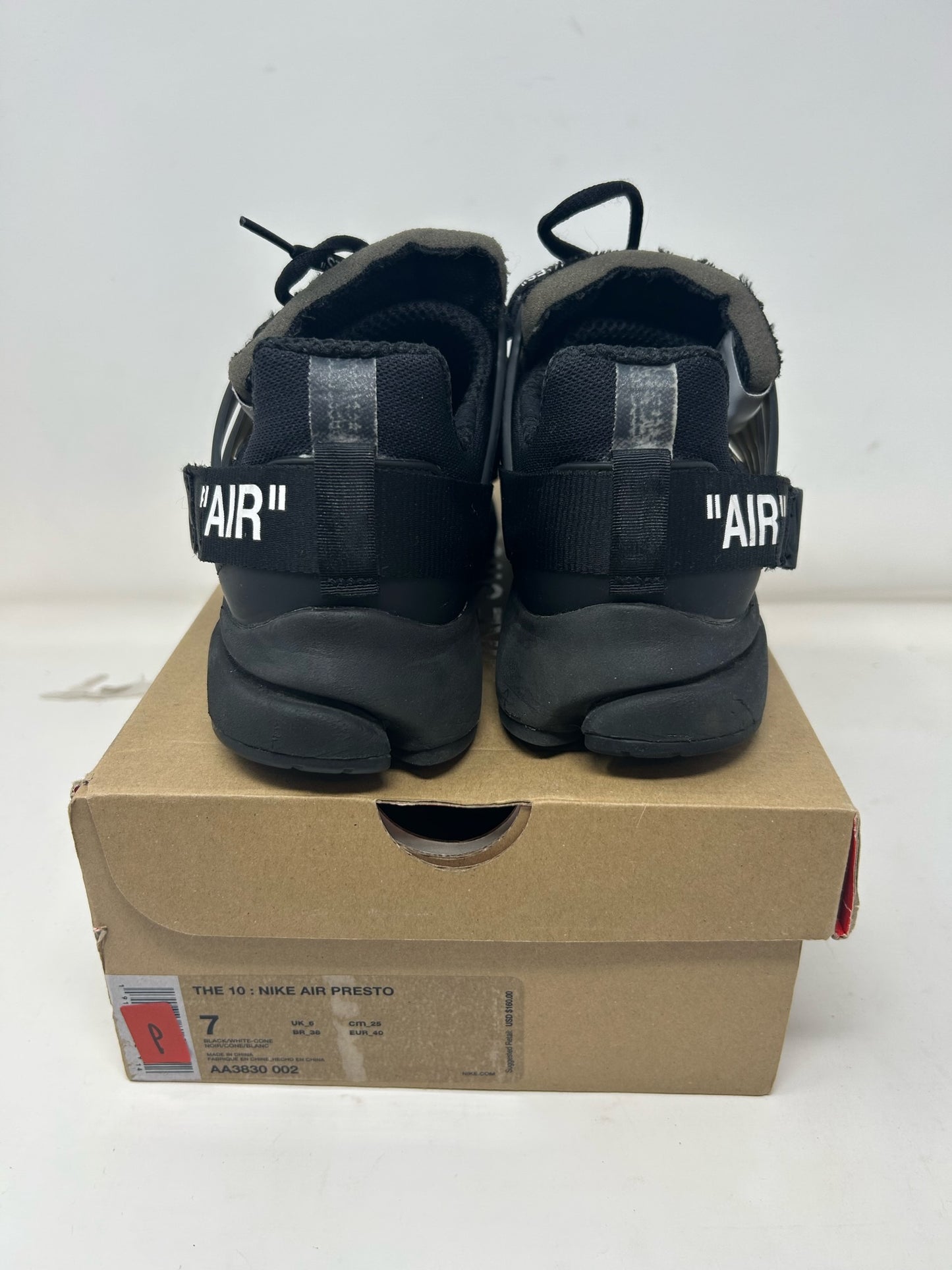 Nike Presto Off-White “Black”