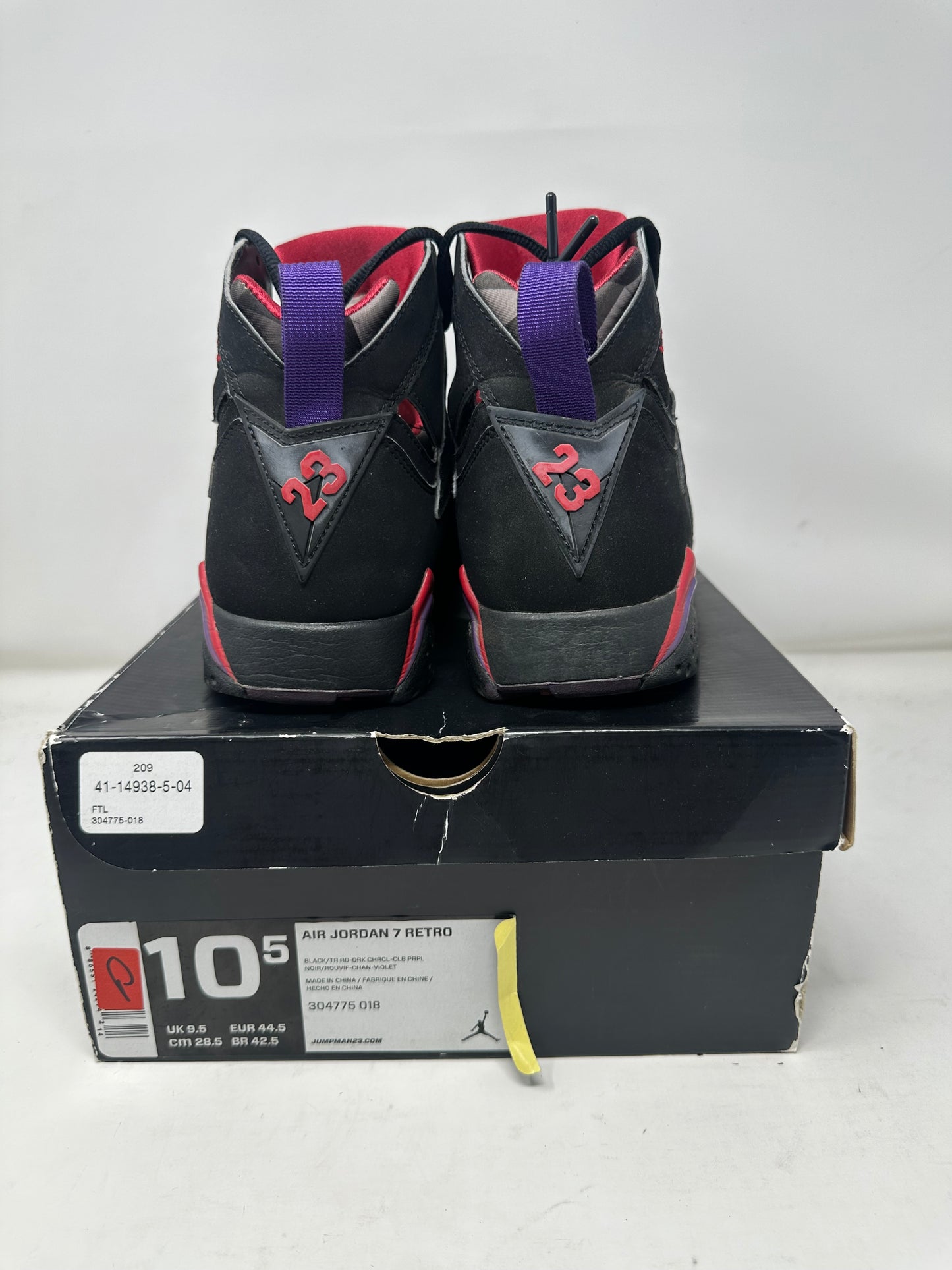 Jordan 7 (2012) “Raptors”