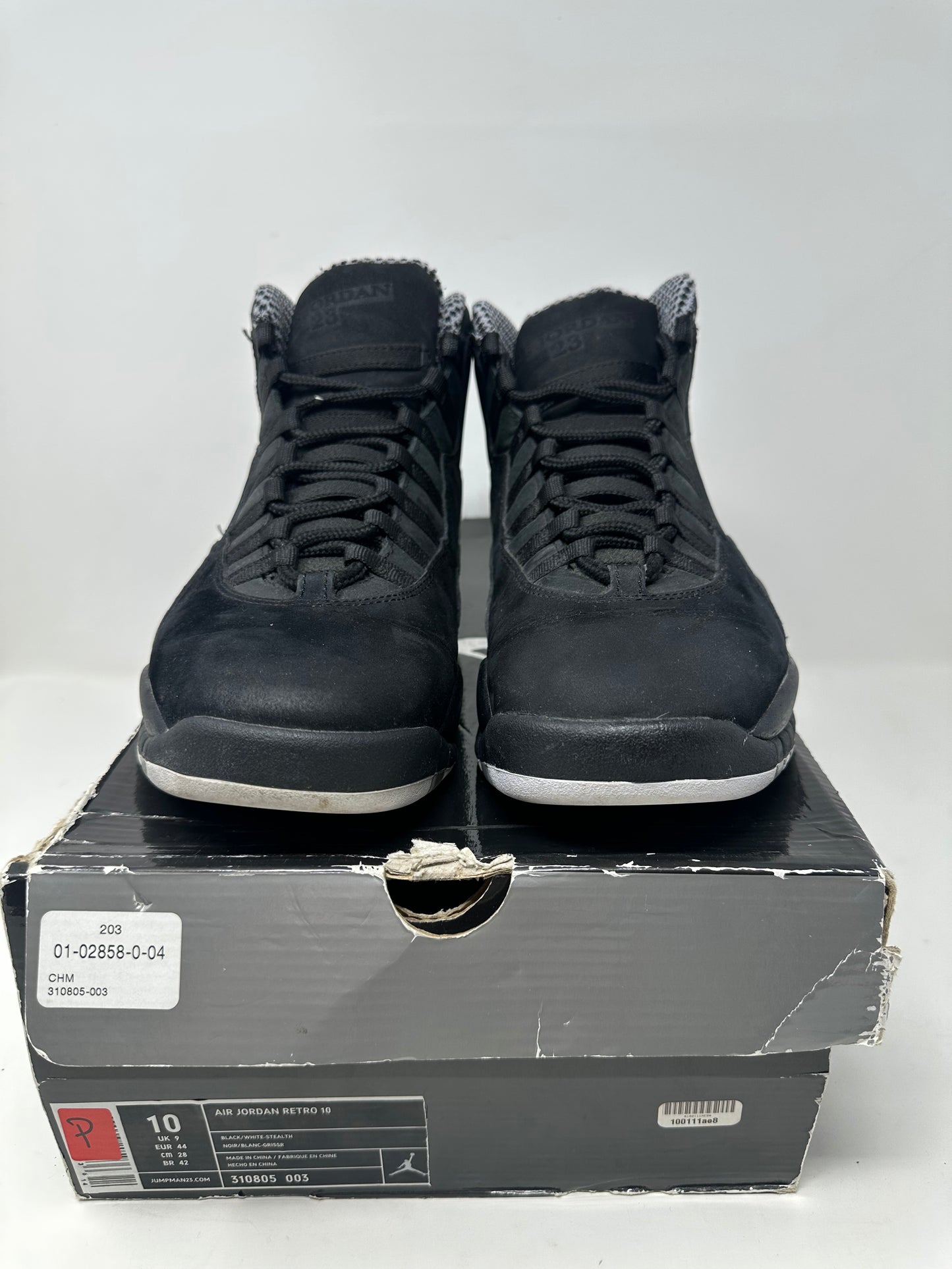 Jordan 10 “Stealth”