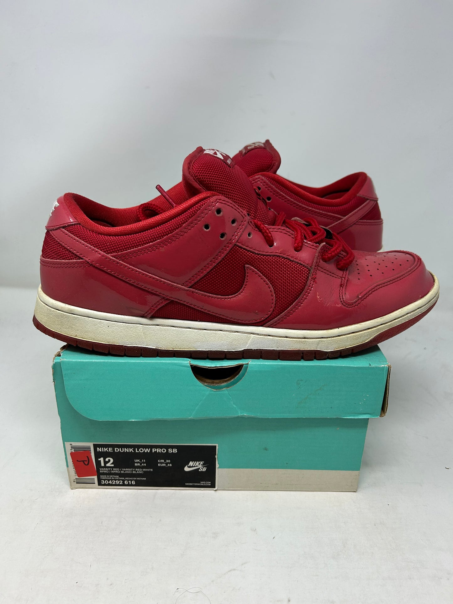 Nike SB Dunk Low “Red Patent Leather”