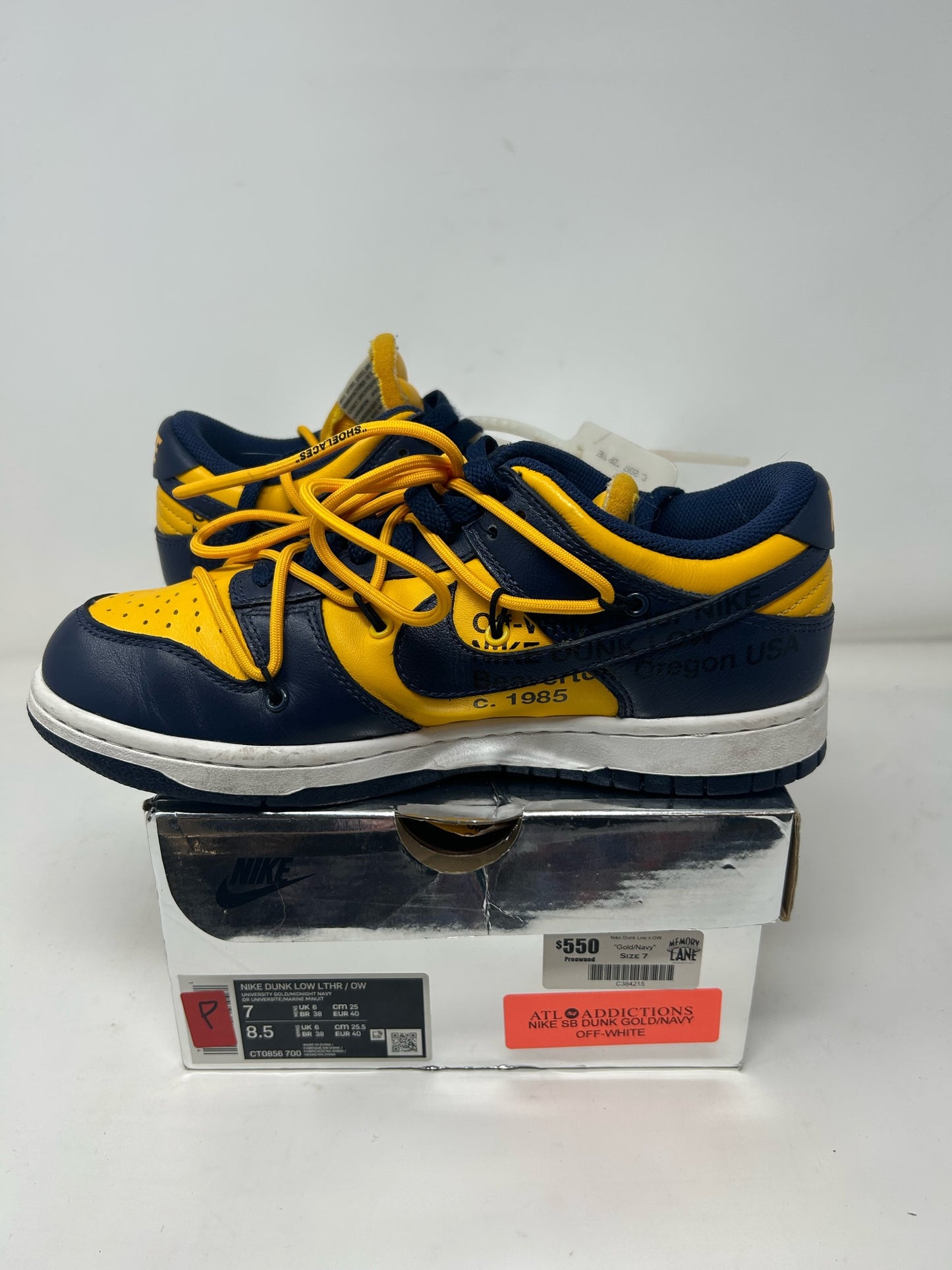 Nike Dunk Low Off-White “Michigan”