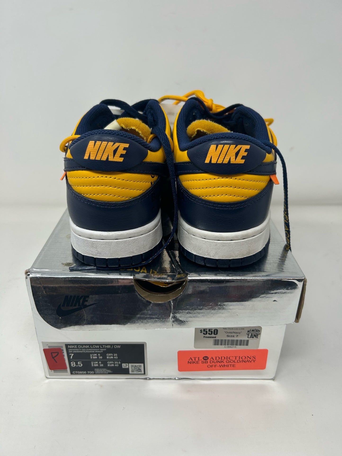 Nike Dunk Low Off-White “Michigan”