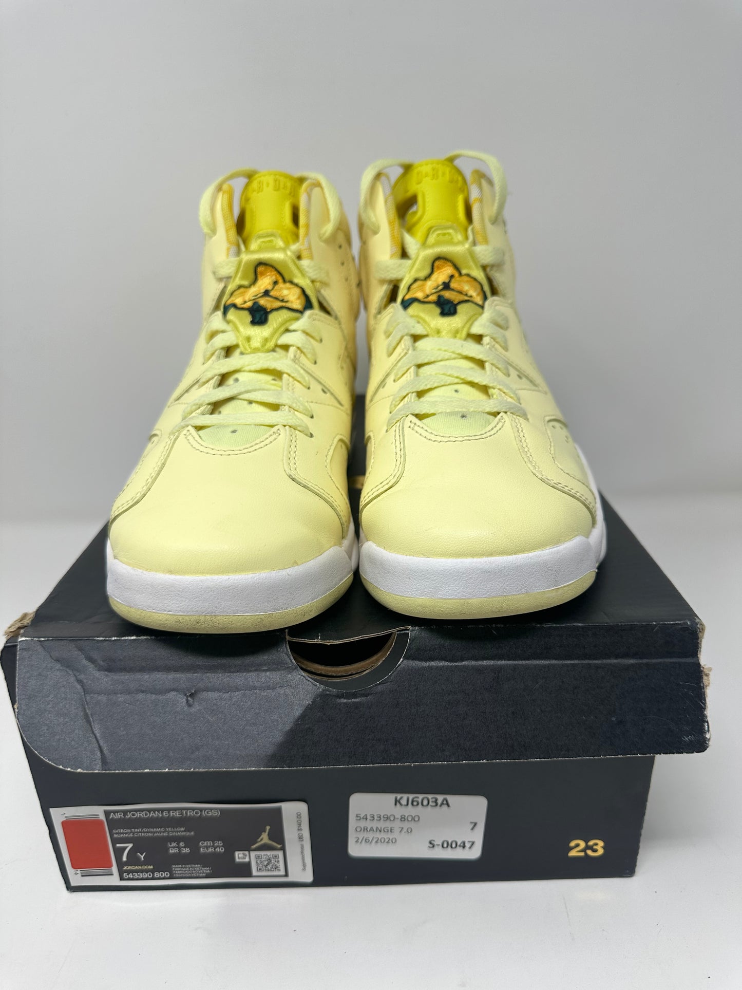 Jordan 7 GS “Yellow Floral”