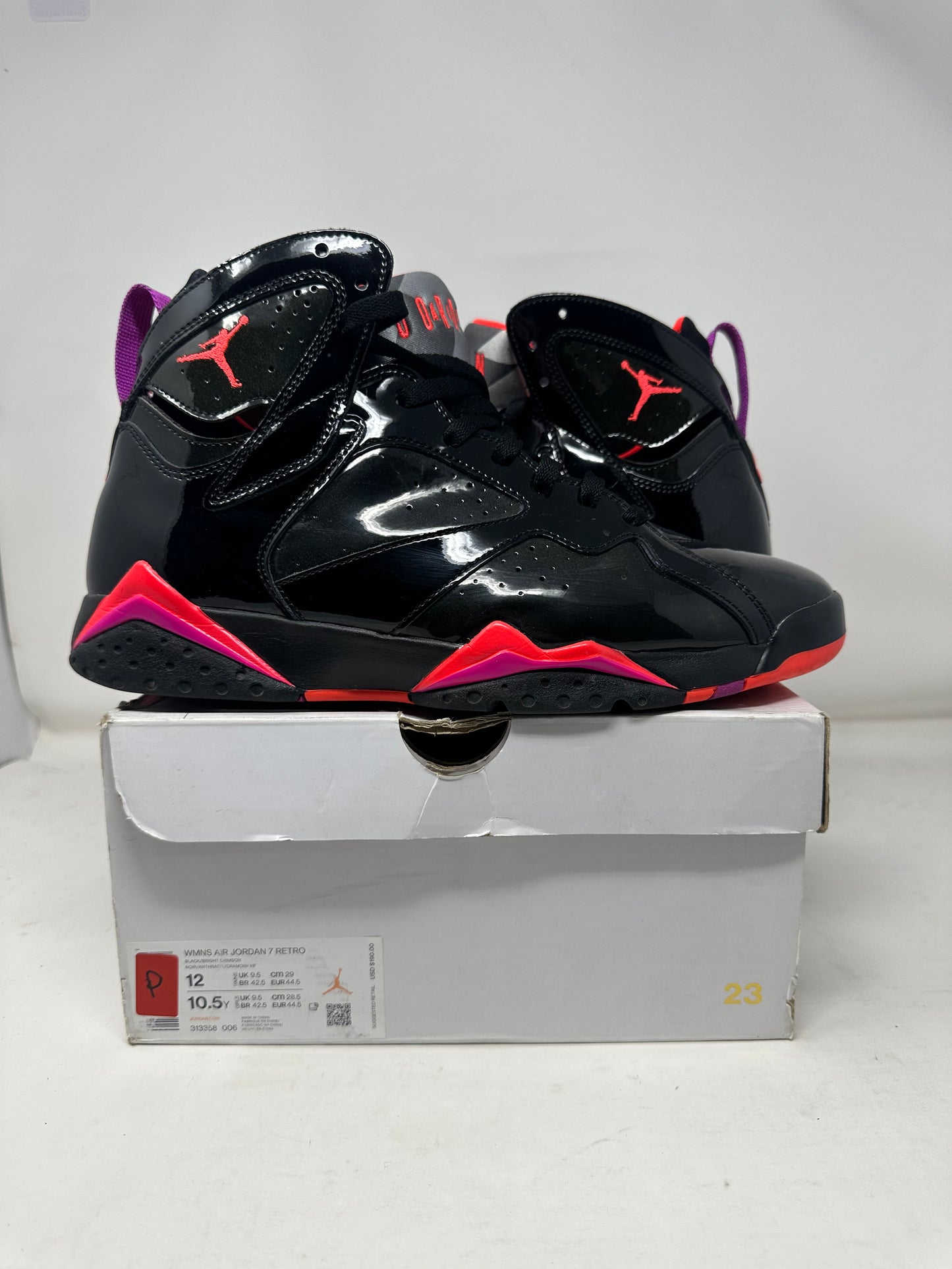 Jordan 7 Women’s “Black Patent”