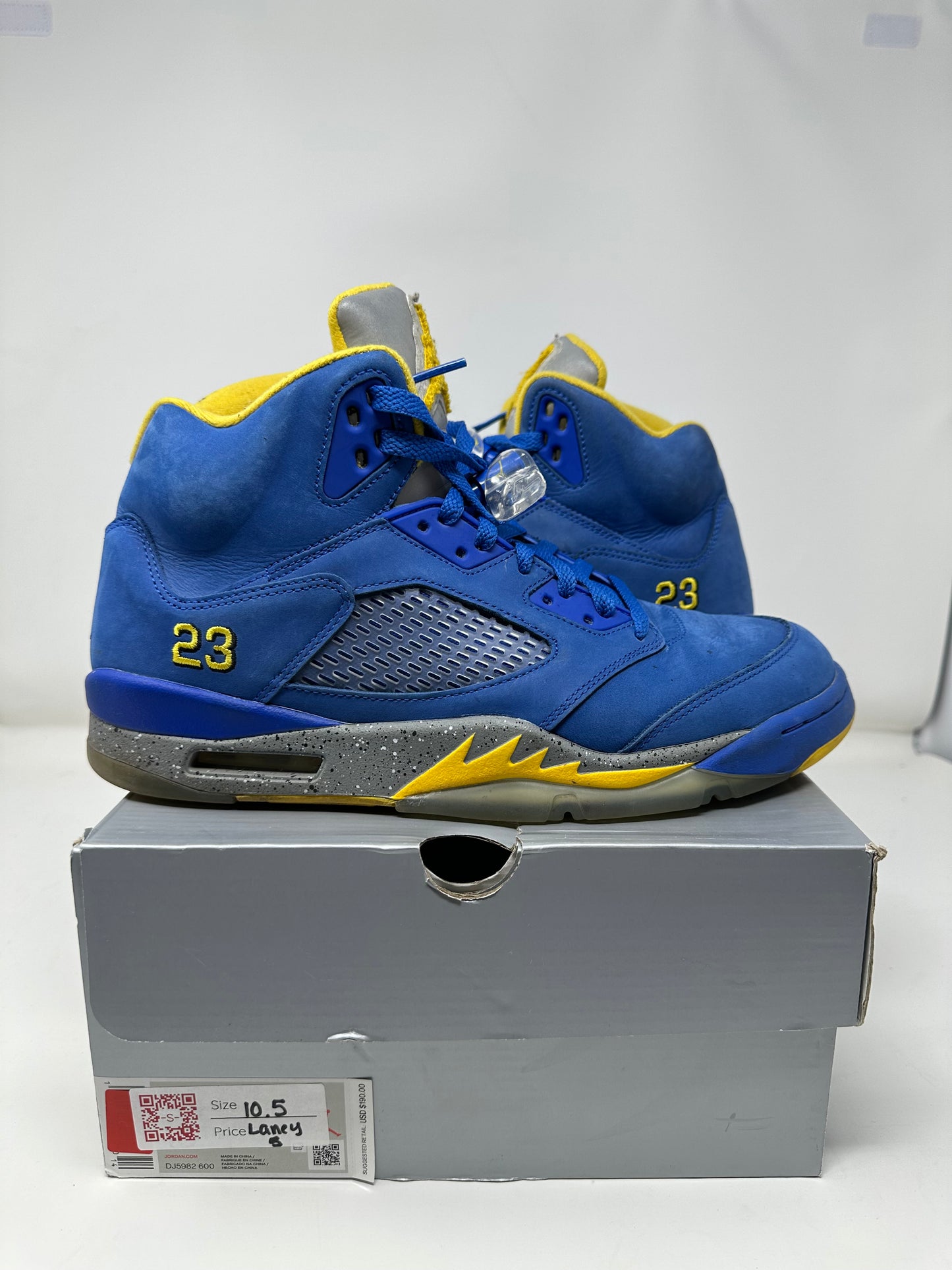 Jordan 5 “Varsity Laney Royal”