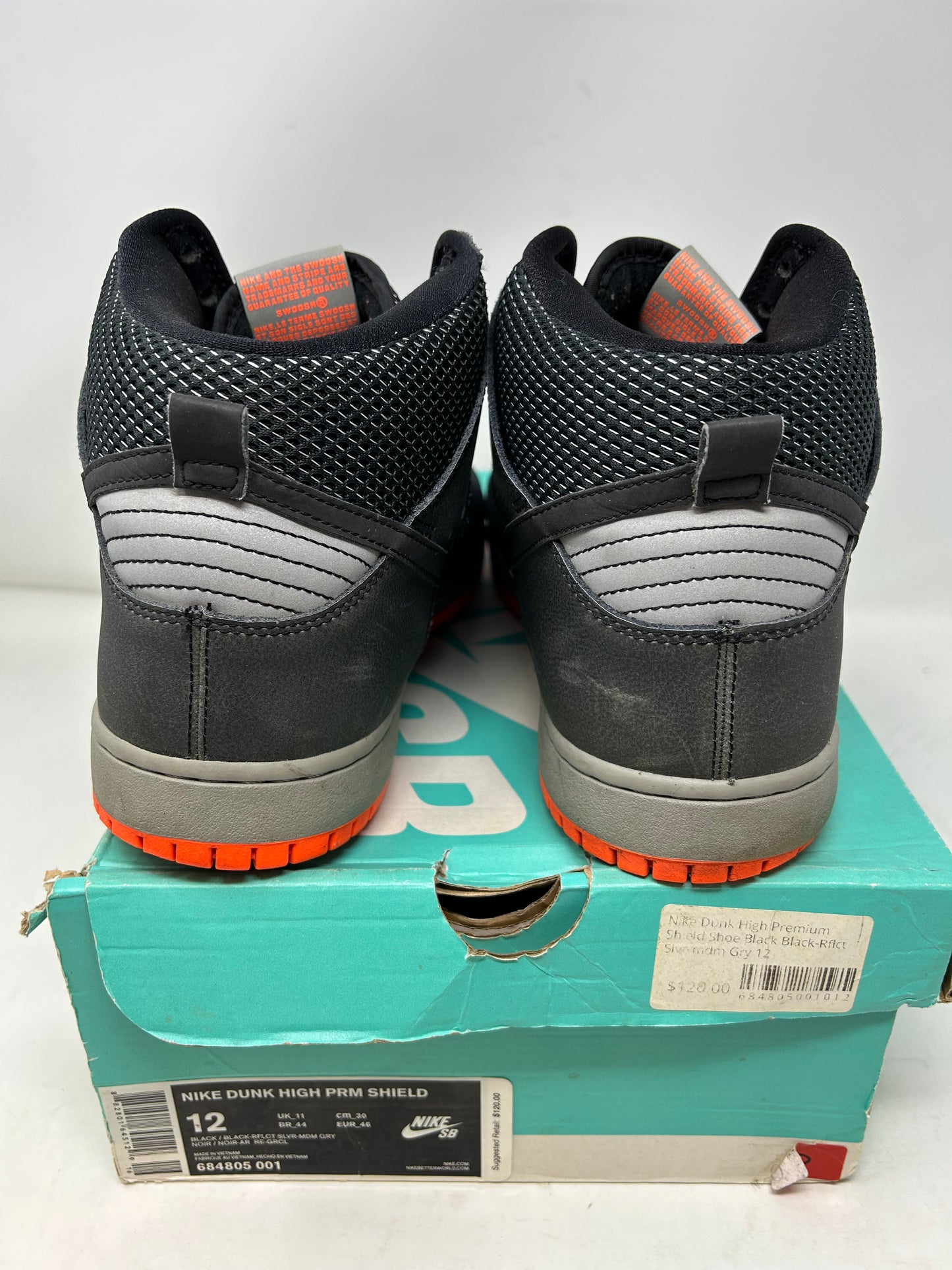Nike SB Dunk High Shield “Black /Reflective Silver”