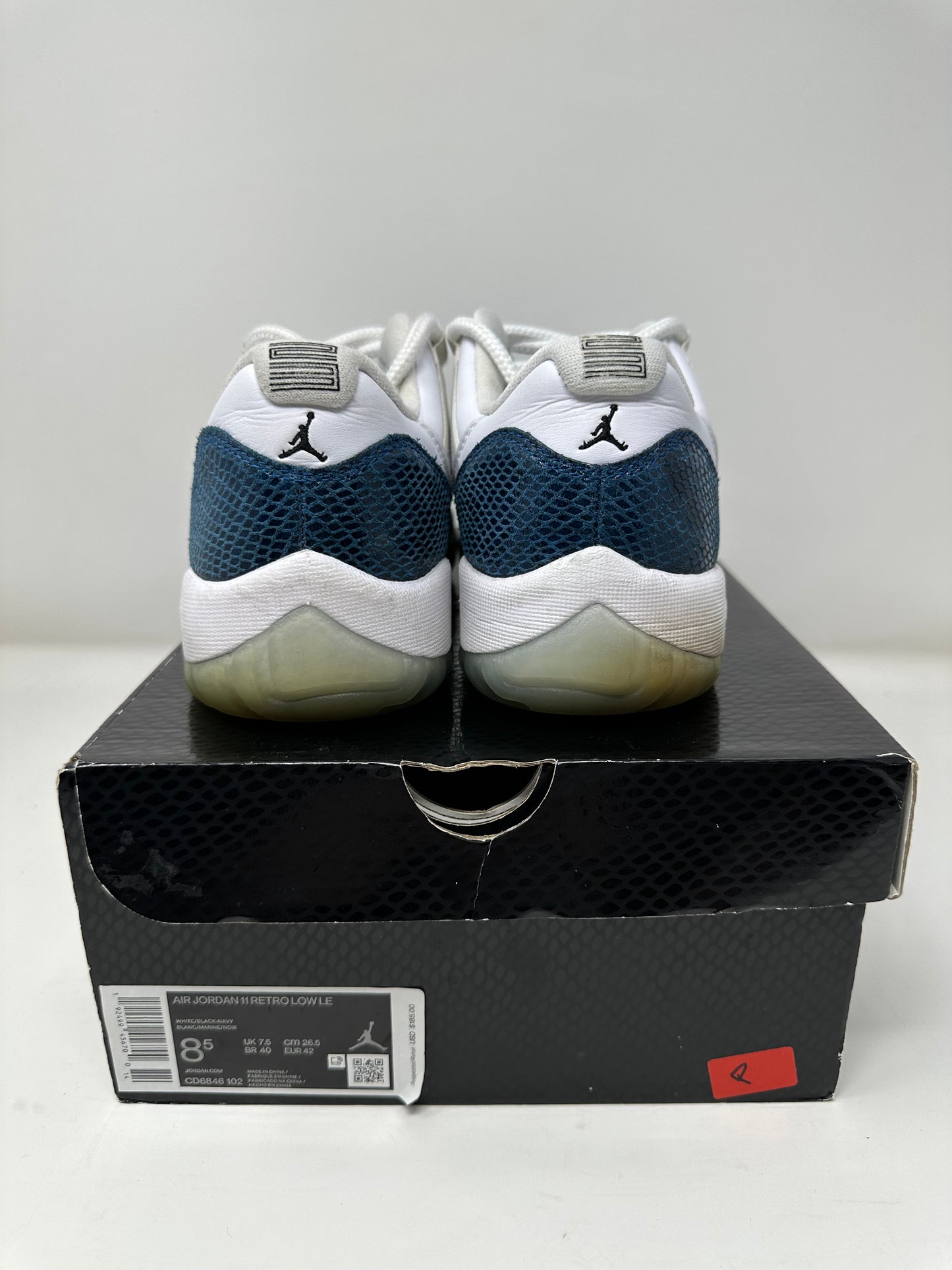 Jordan 11 Low “Navy Snake”