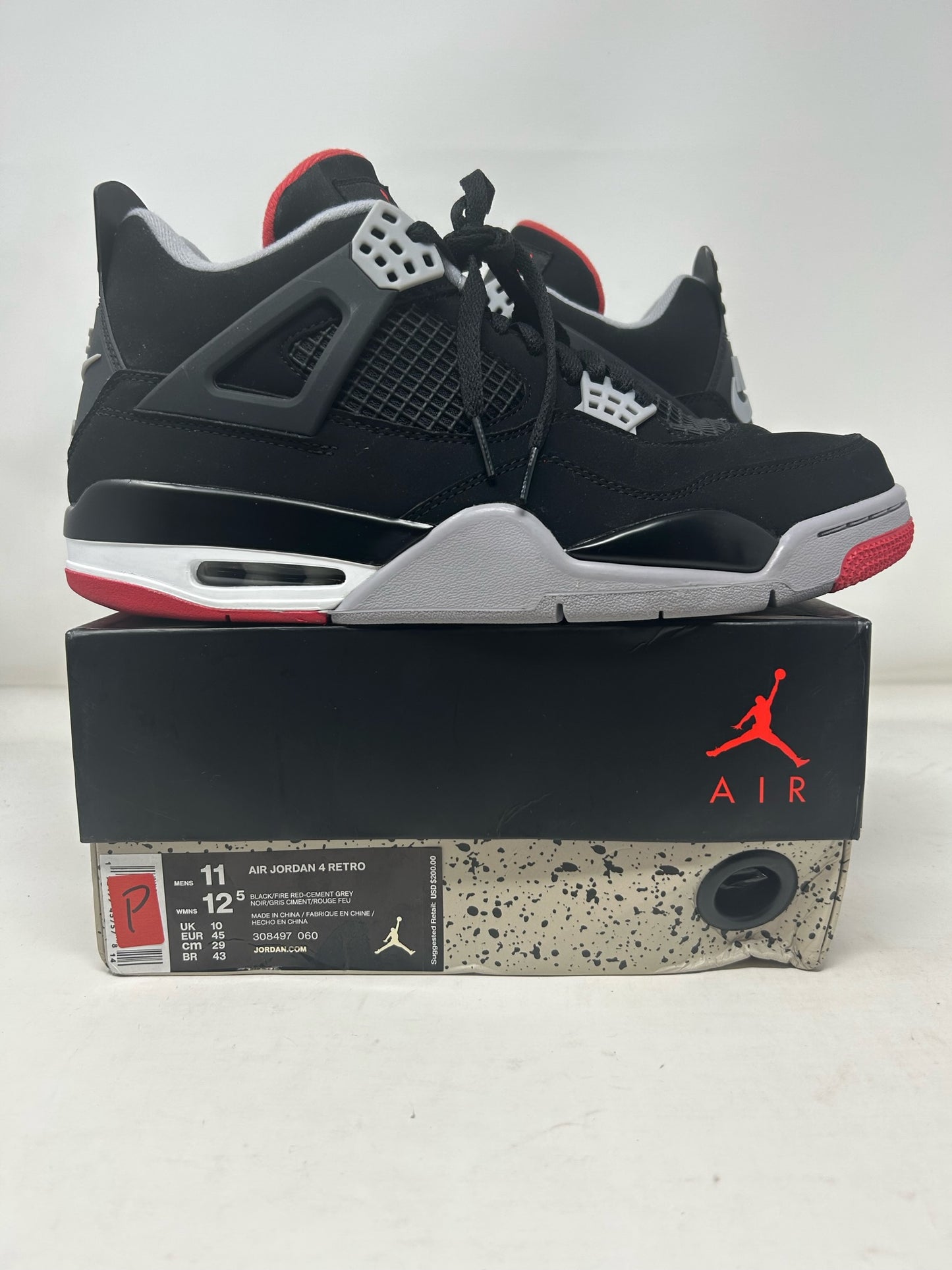 Jordan 4 (2019) “Bred”