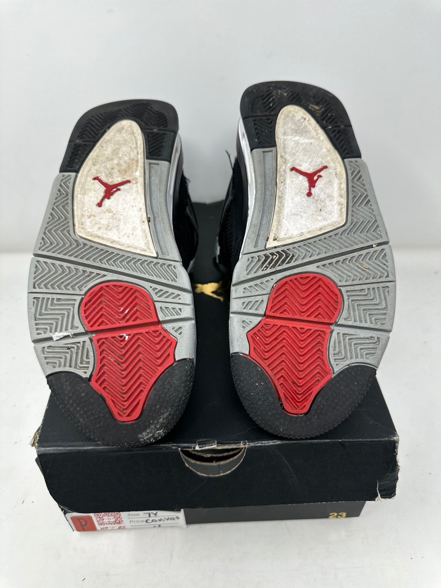 Jordan 4 GS “Black Canvas”