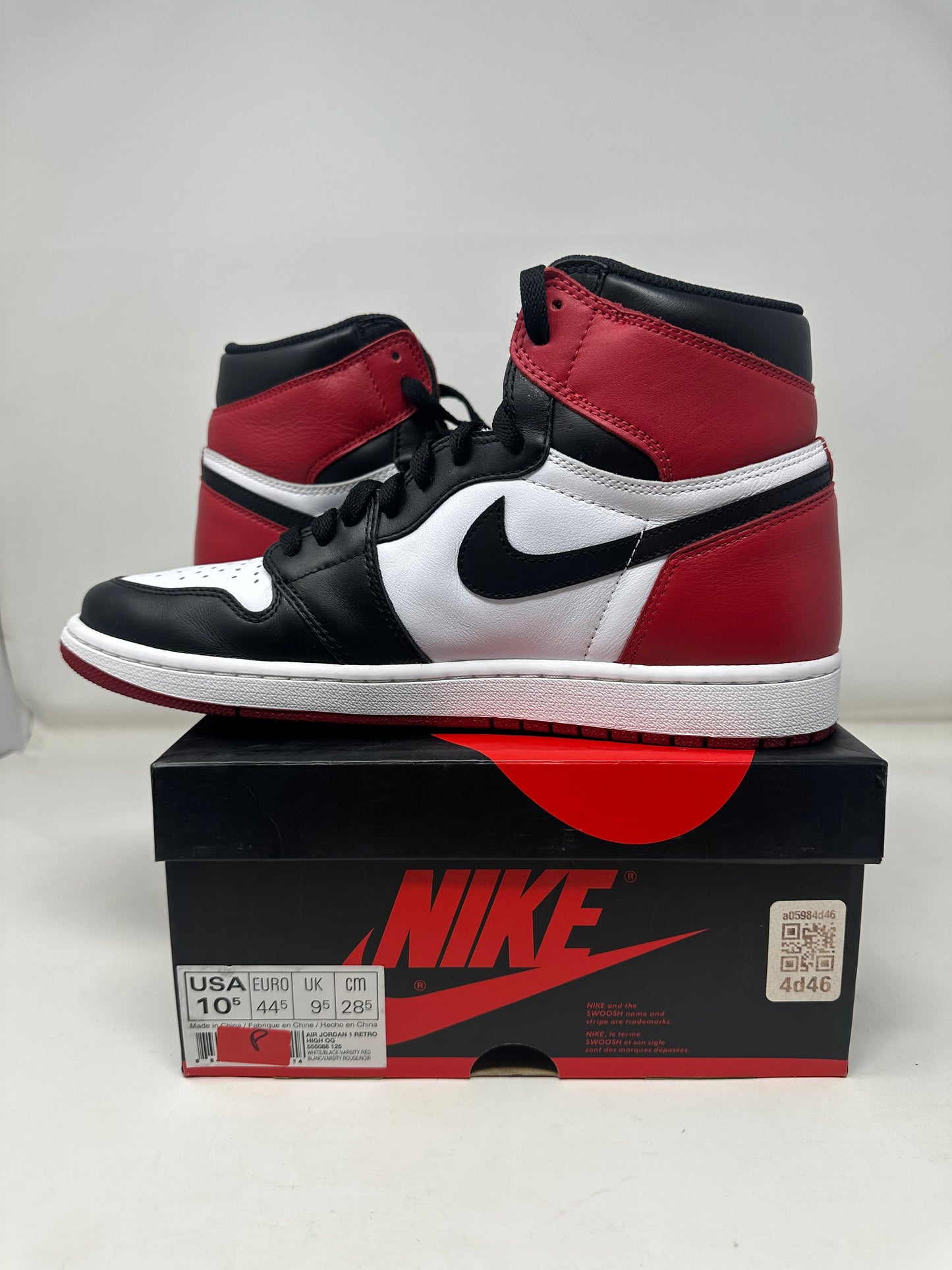 Jordan 1 High (2016) “Black Toe”