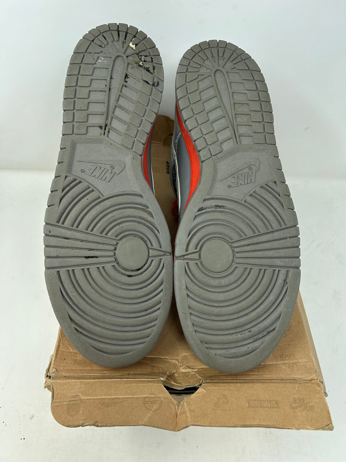 Nike Dunk High “Light Charcoal/Team Orange”