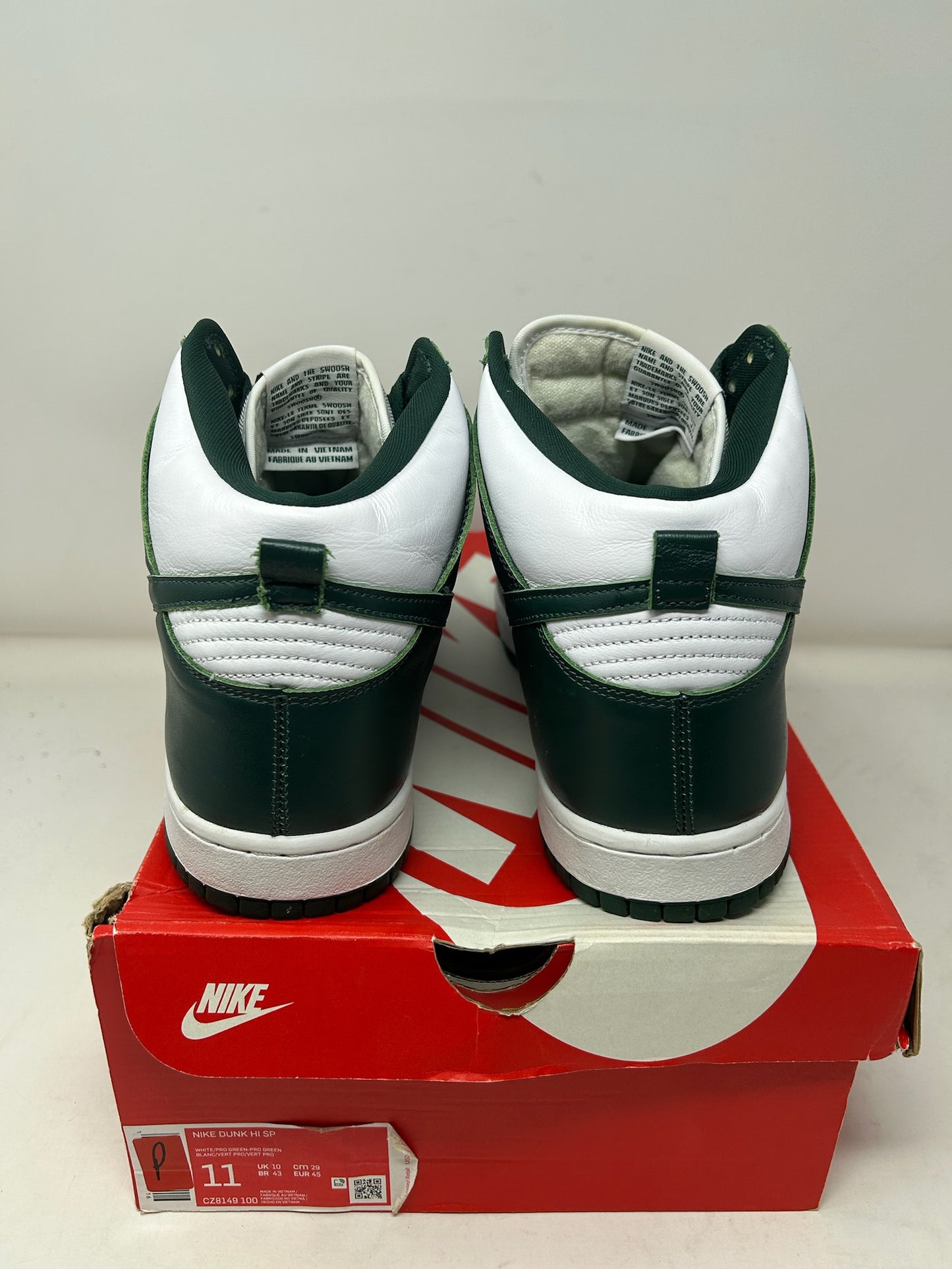 Nike Dunk High “Michigan State”