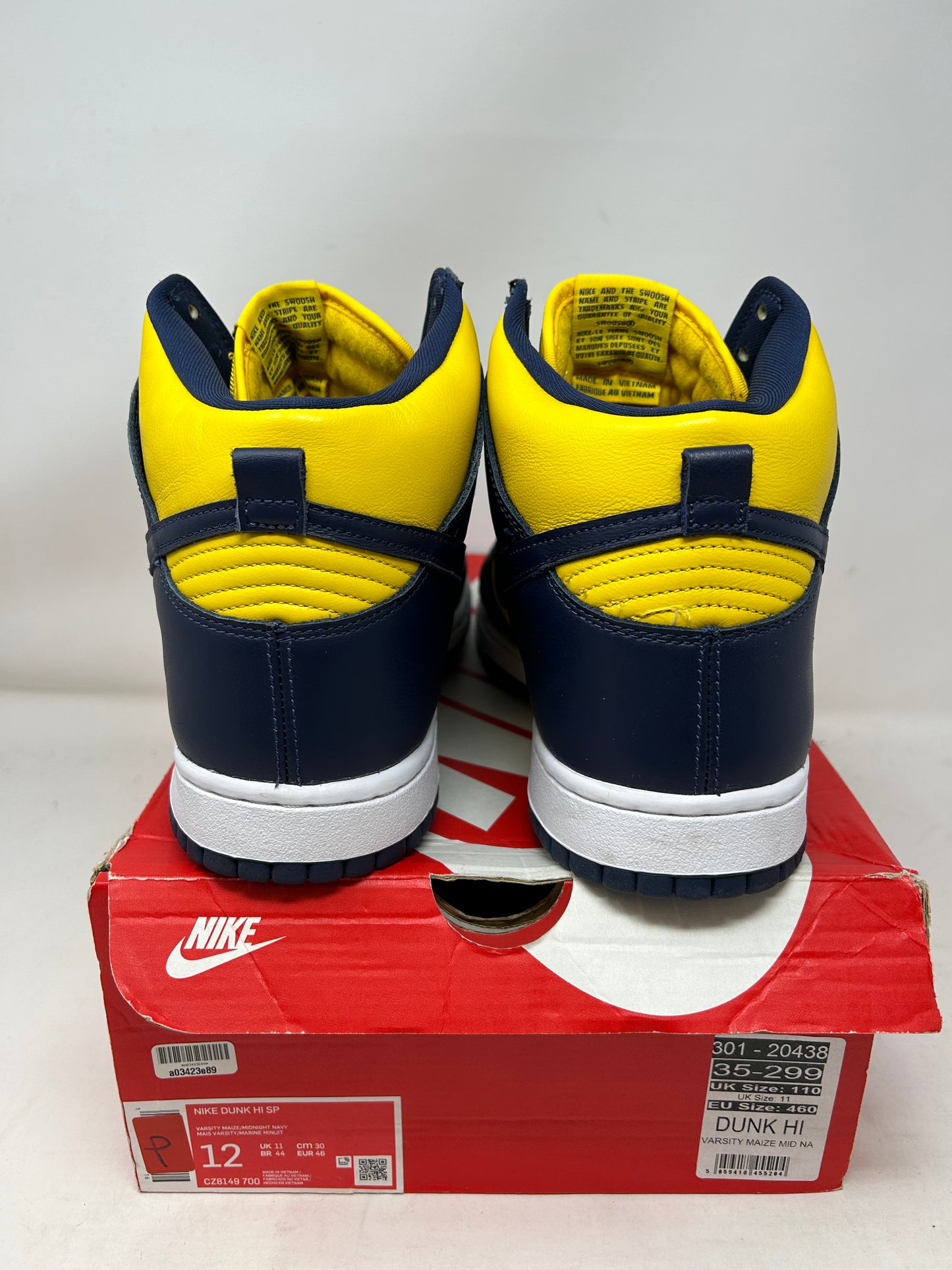 Nike Dunk High “Michigan”