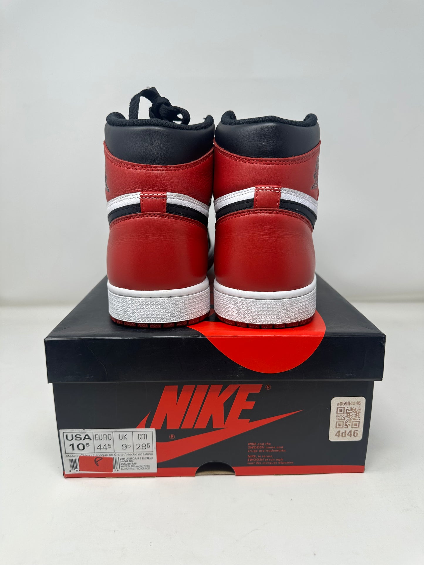 Jordan 1 High (2016) “Black Toe”