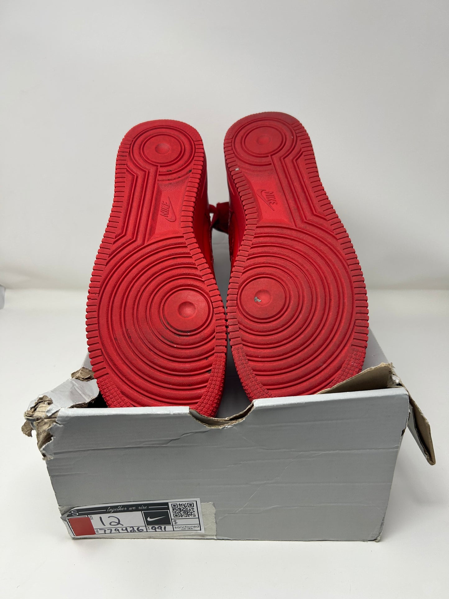 Nike ID Air Force 1 High "Red"