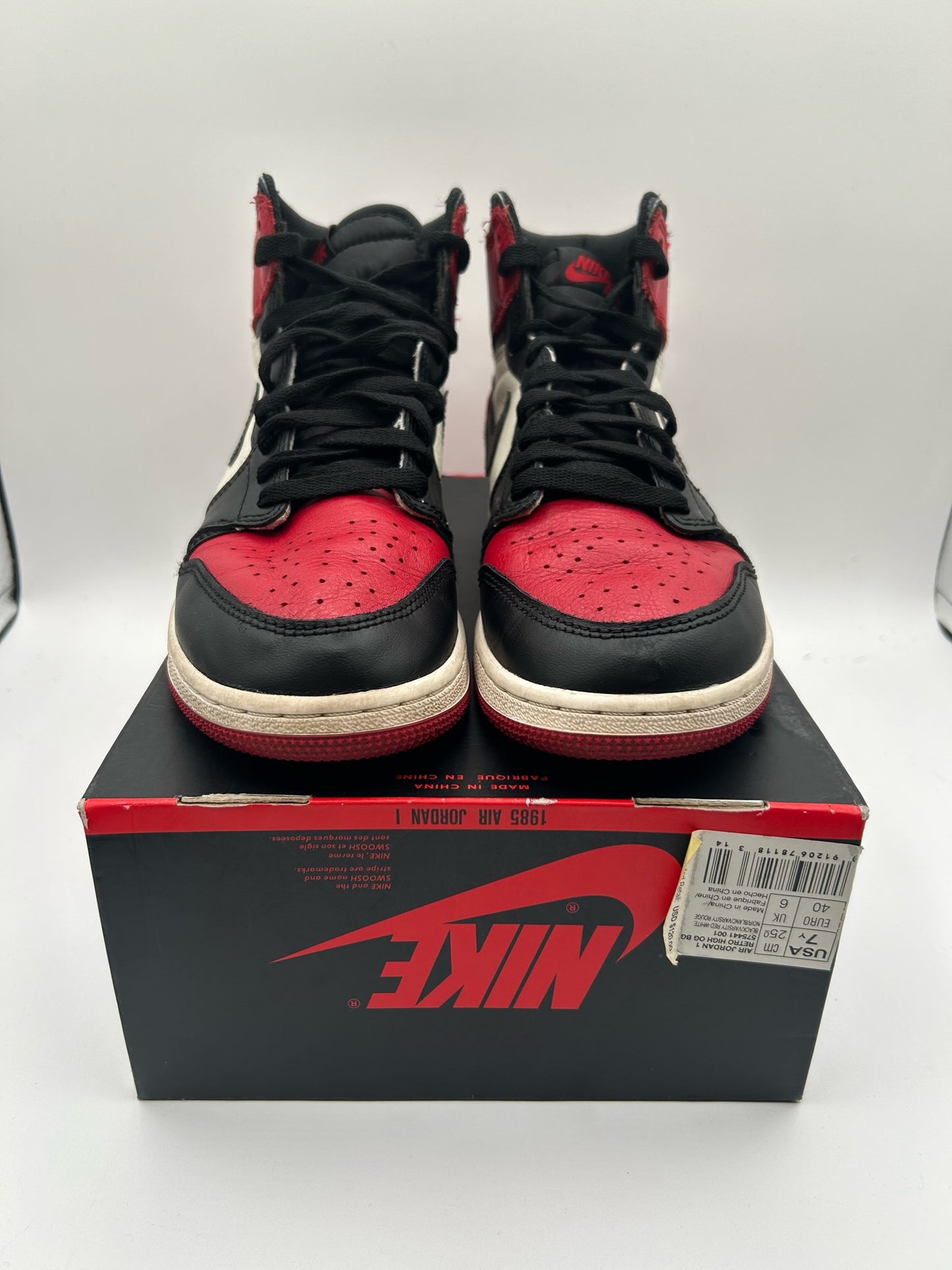 Jordan 1 High GS “Bred Toe”