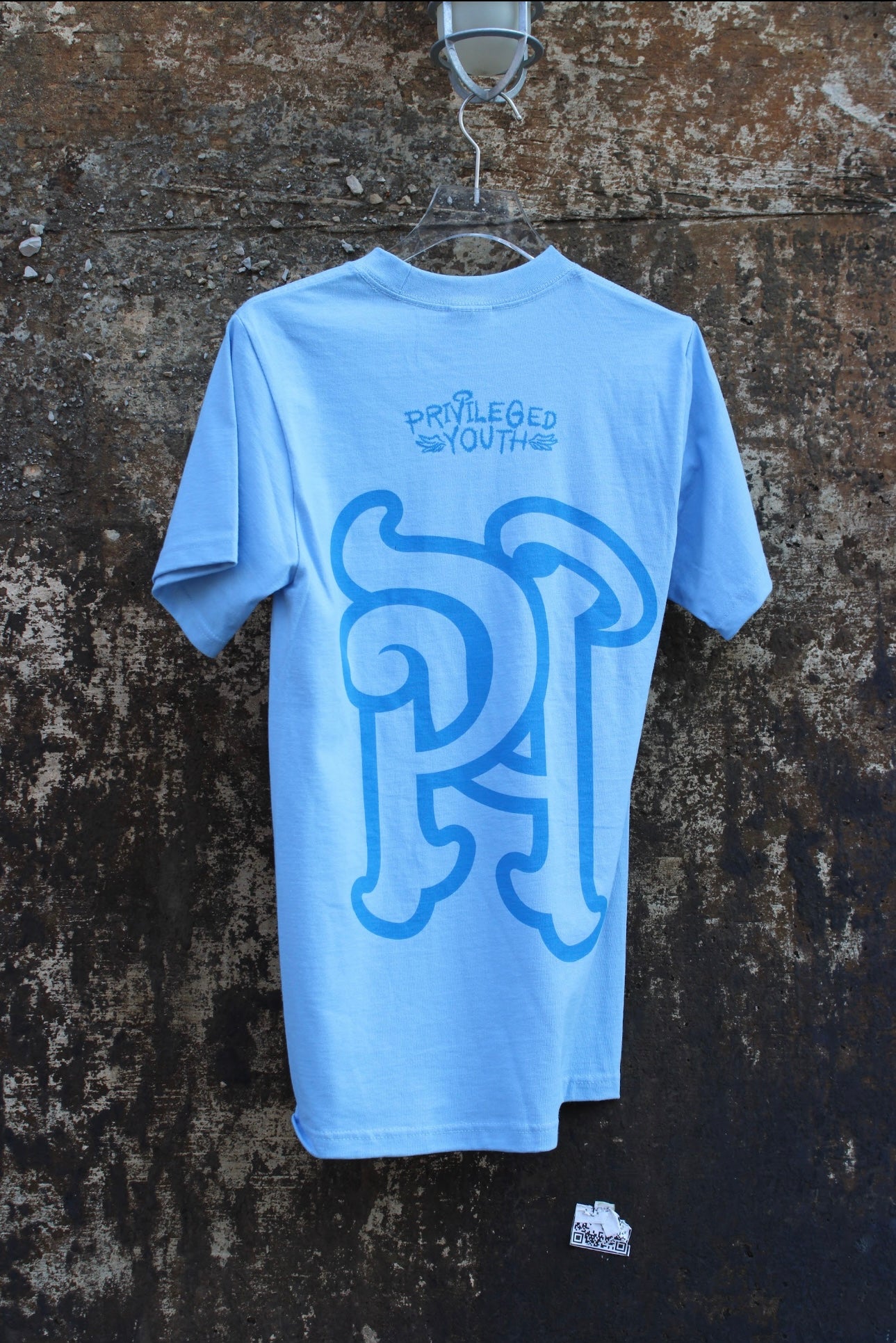 Privileged Youth Logo Shirt “Blue and Blue”