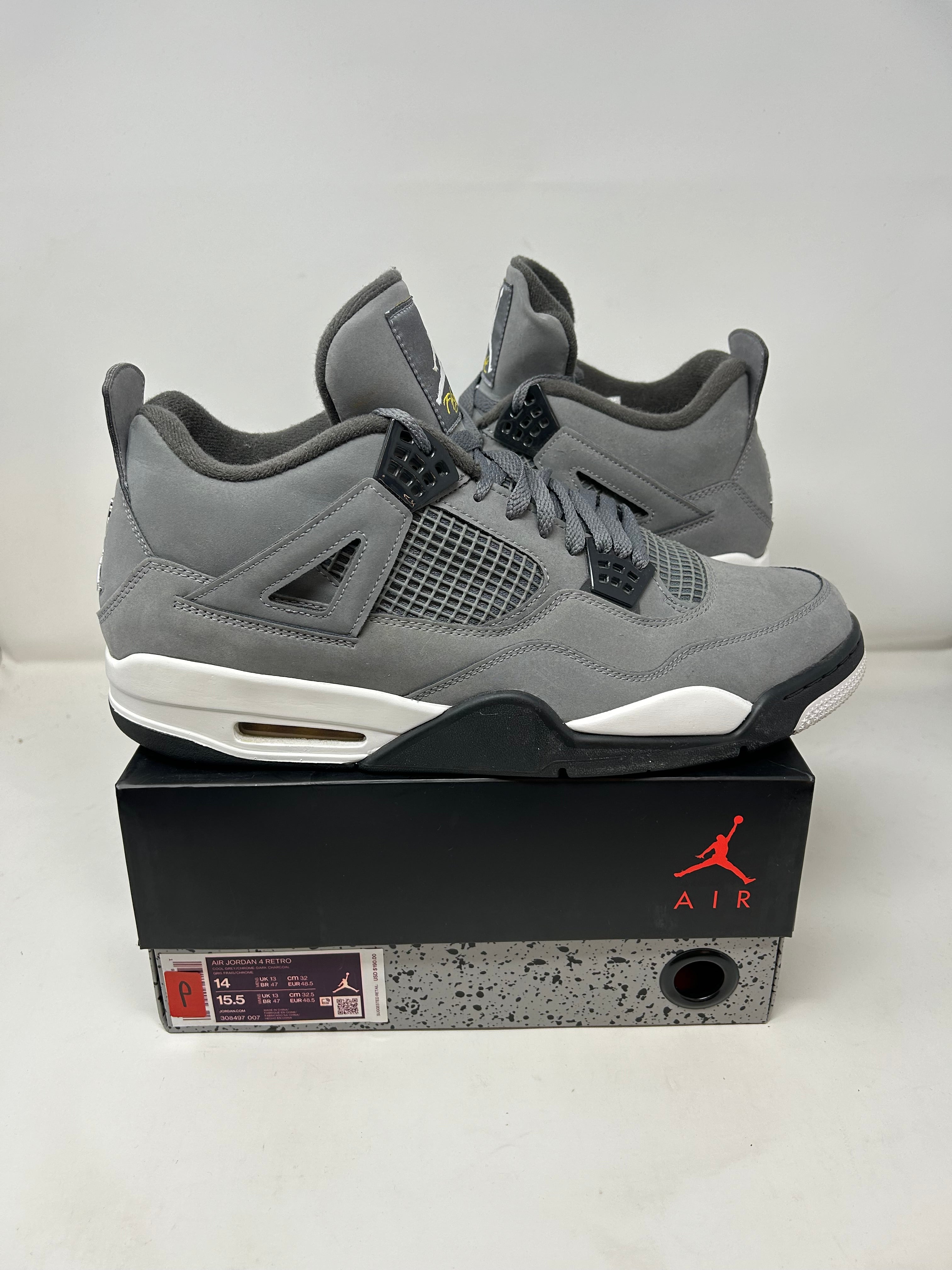 Jordan 4 cool grey chrome dark charcoal online