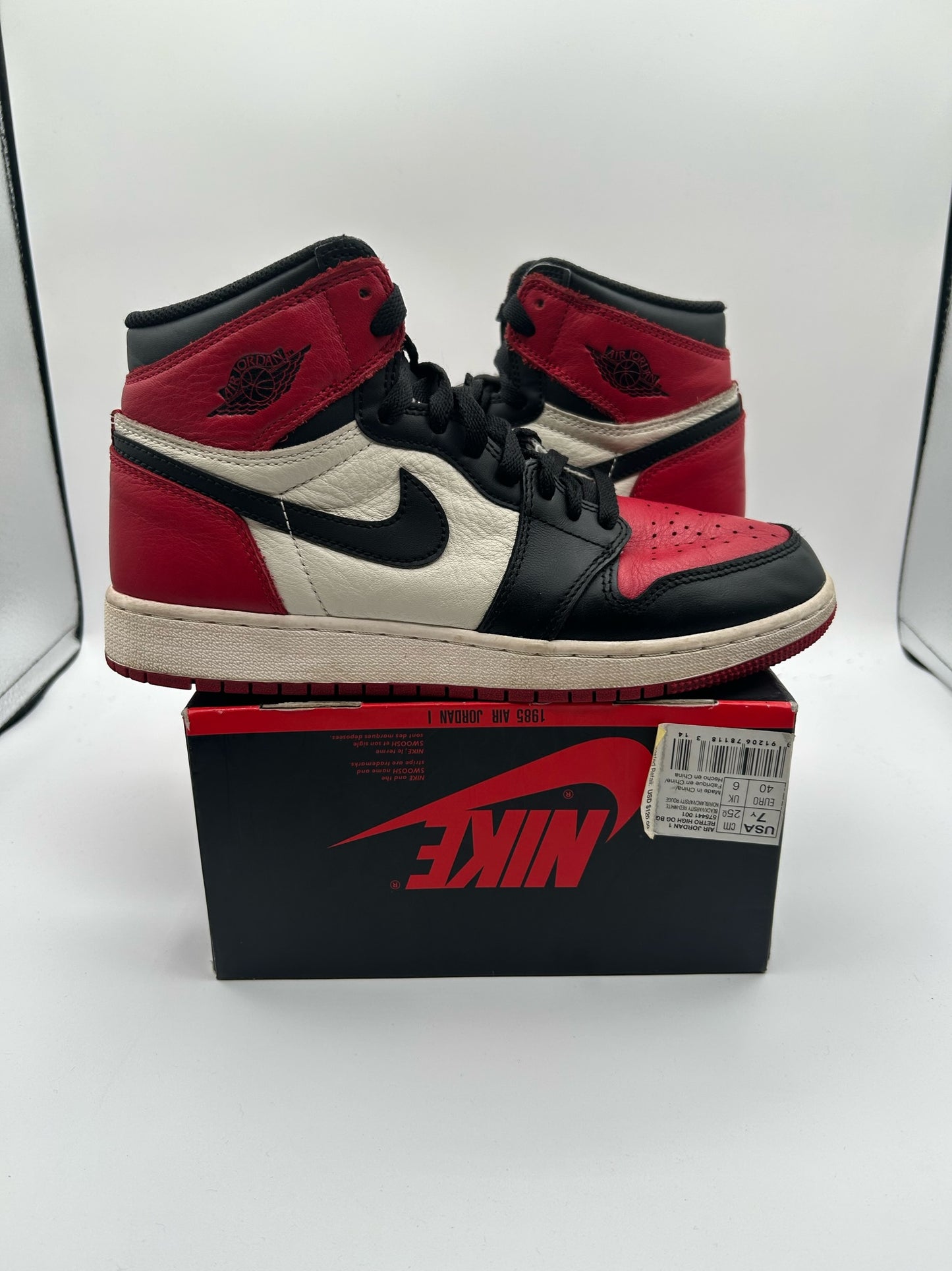 Jordan 1 High GS “Bred Toe”