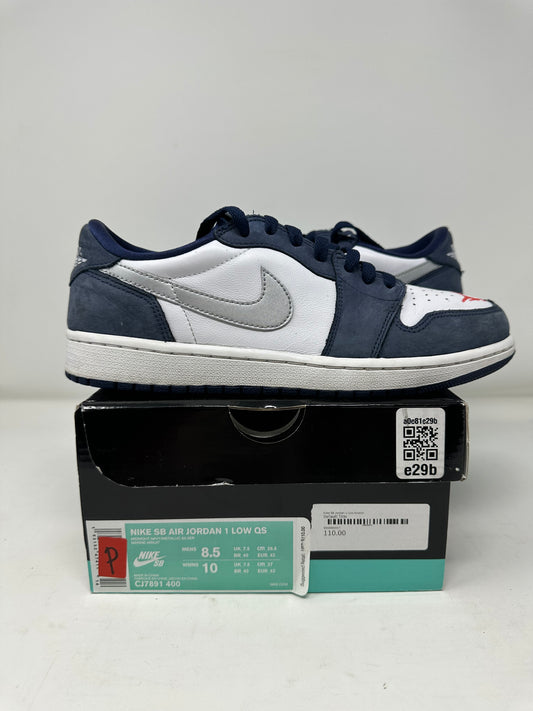 Jordan 1 SB Low “Midnight Navy”