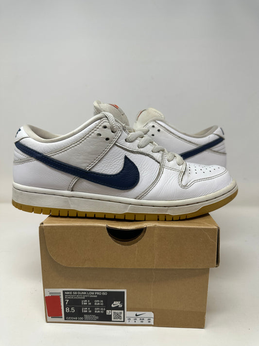 Nike SB Dunk Low “White Navy”