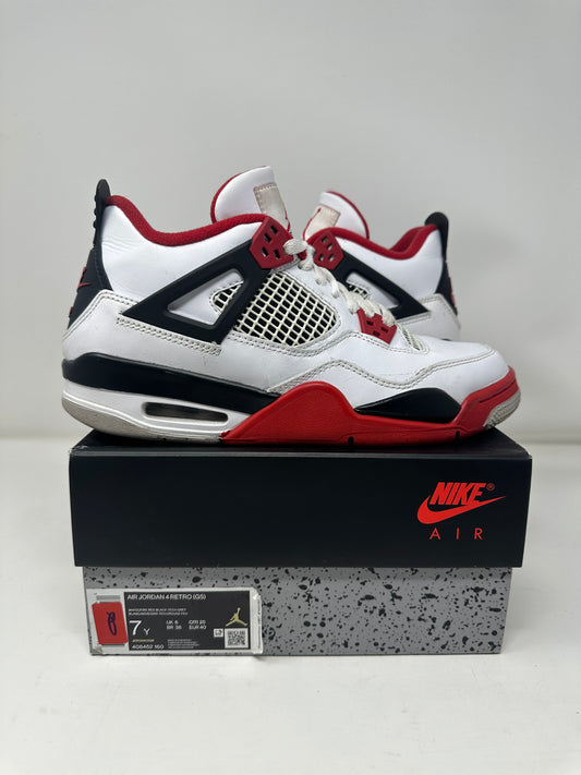 Jordan 4 GS “Fire Red”