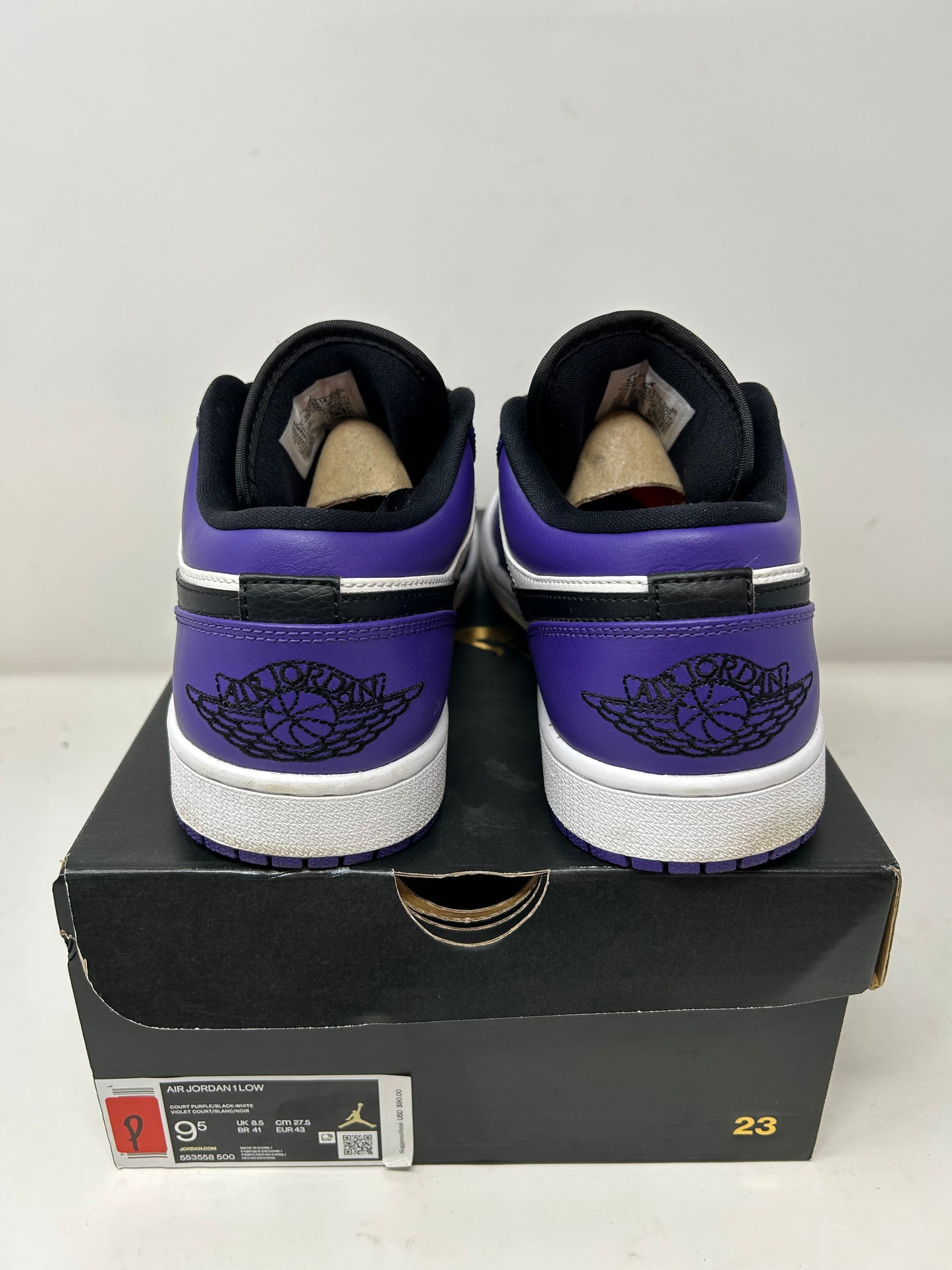 Jordan 1 Low “Court Purple”