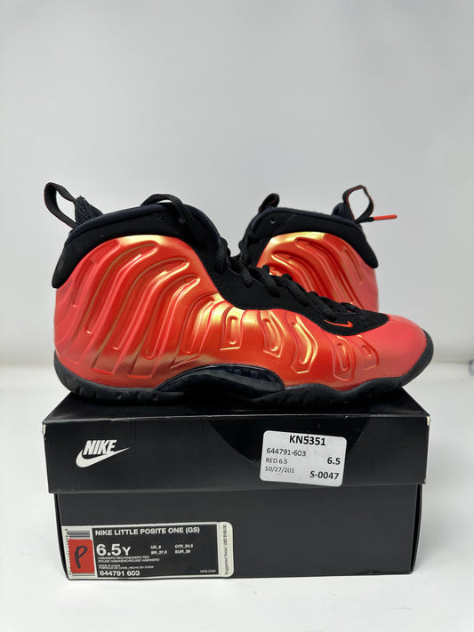 Nike Foamposite GS “Habanero Red”